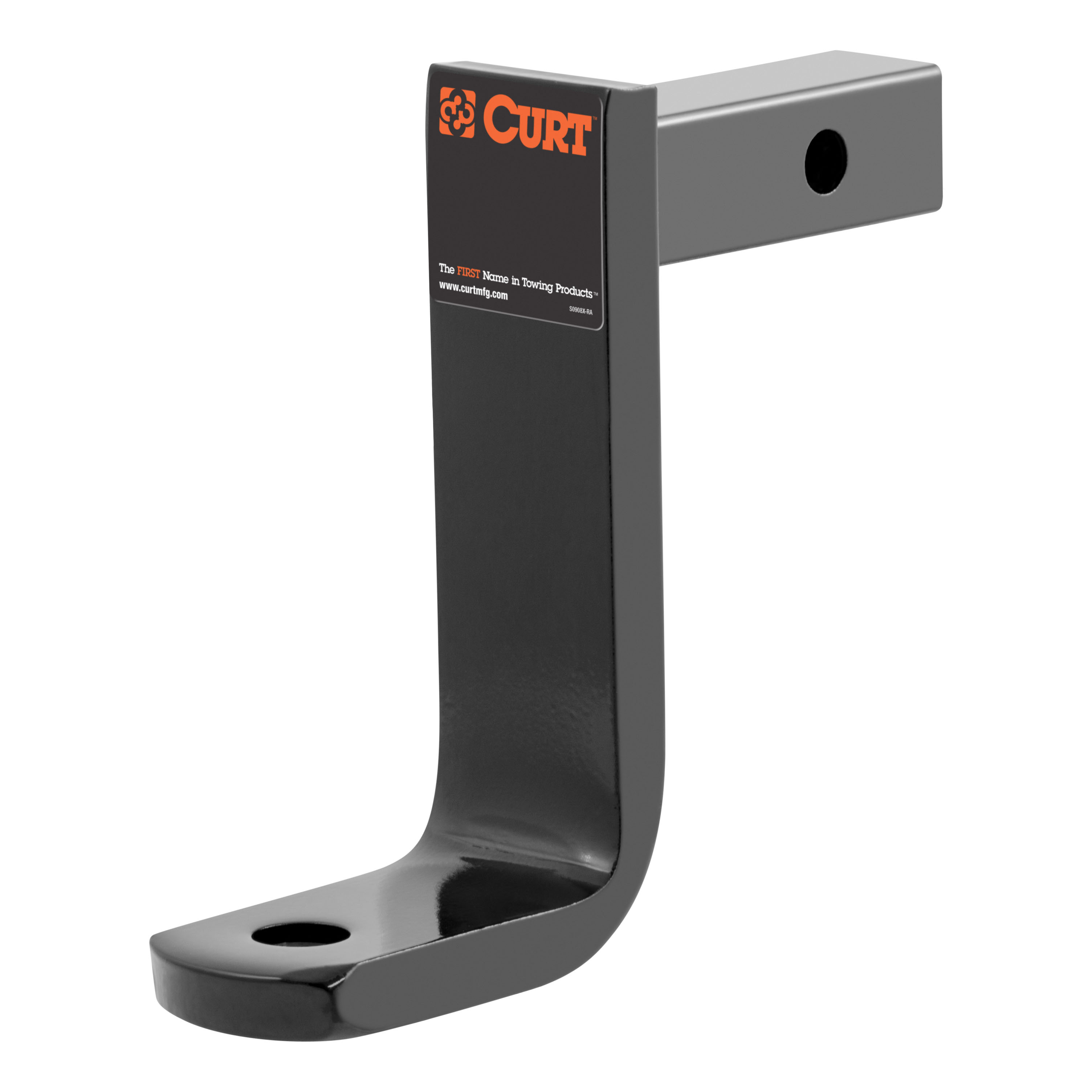 CURT Class 1 Ball Mount (1-1/4" Shank, 2,000 lbs, 6" Drop, 5-9/16" Long) Trailer Hitch Ball Mount with Channel Mount Lock (5/8" Diameter) thumbnail 1
