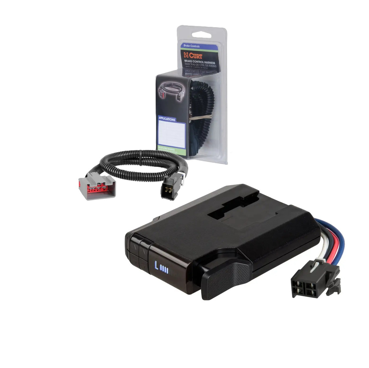 2015-2020 Lincoln Navigator CURT Venturer NEXT Time-Delay Trailer Brake Controller Plug & Play Bundle - Low Profile, Adjustable, 1-3 Axles 51116 thumbnail 0