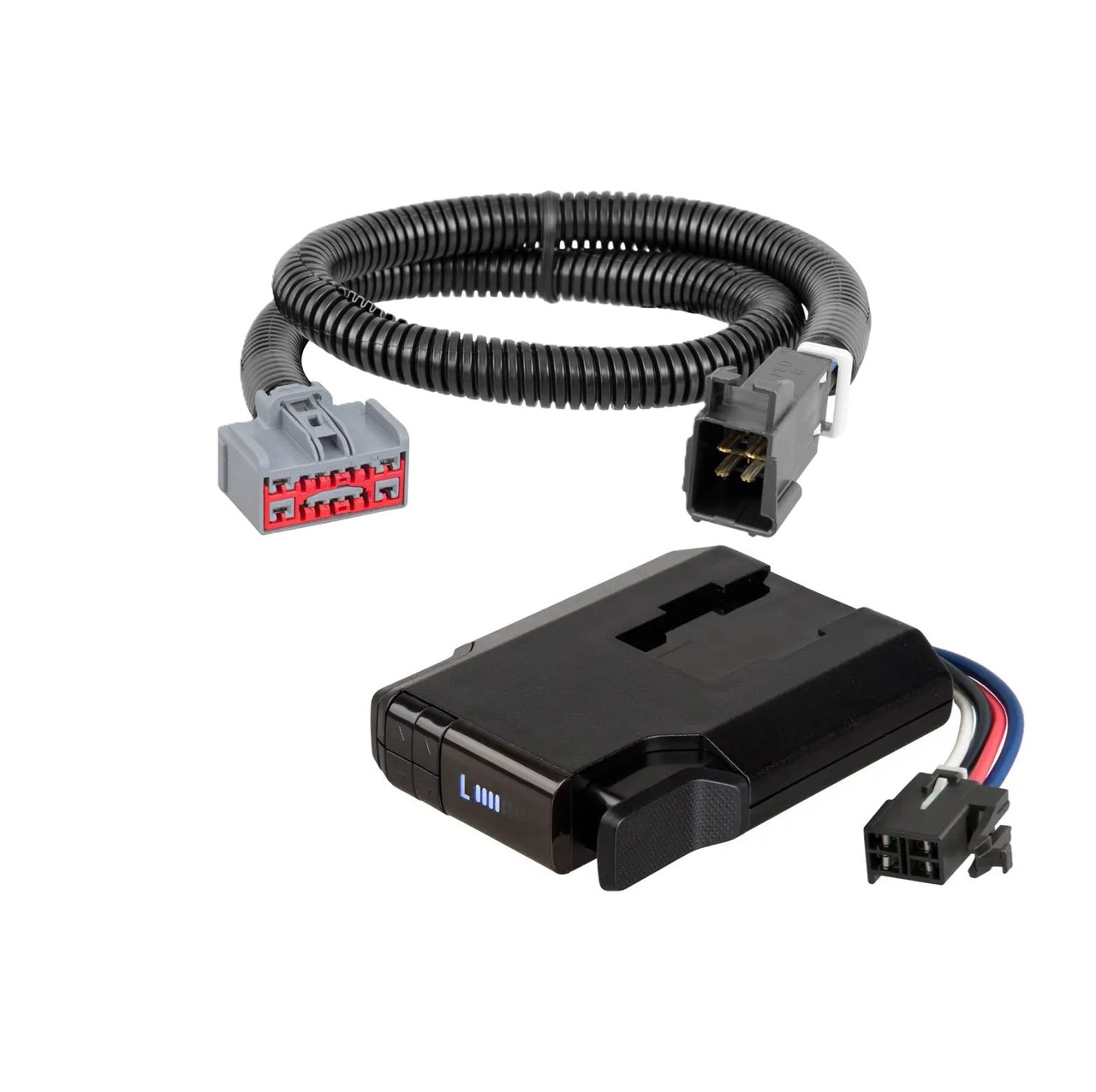 2020-2026 GMC Sierra 2500 HD CURT Venturer NEXT Time-Delay Trailer Brake Controller Plug & Play Bundle - Low Profile, Adjustable, 1-3 Axles 51116 thumbnail 0