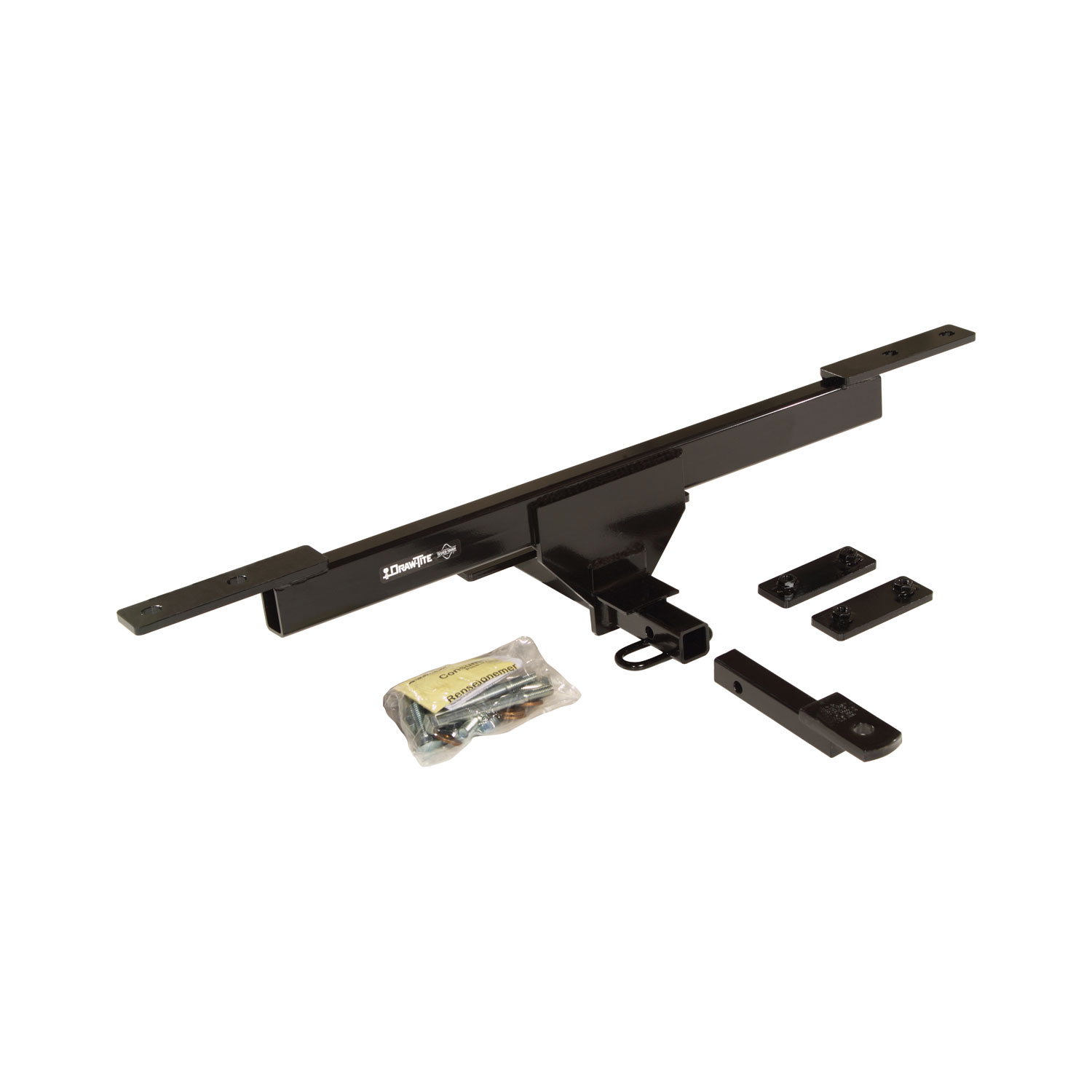 2016-2019 Volkswagen Passat SE & SEL Only Draw-tite Class 1 Trailer Hitch, 1-1/4 Inch Square Receiver Bundle w/ Plug-n-Play T-One Wiring Harness thumbnail 9