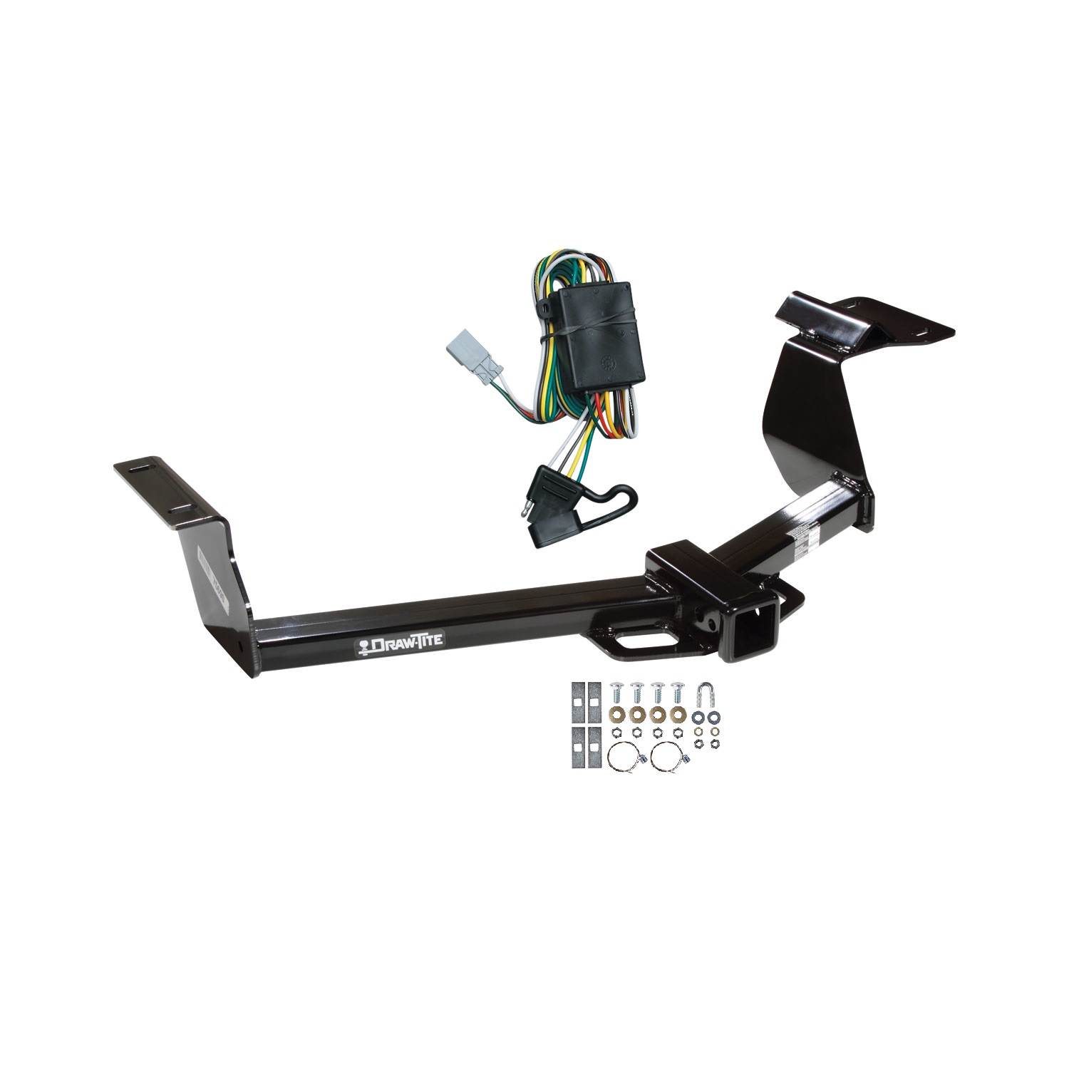 2002-2006 Honda CR-V Draw-tite Class 3 Trailer Hitch, 2 Inch Square Receiver Bundle w/ Plug-n-Play T-One Wiring Harness thumbnail 0