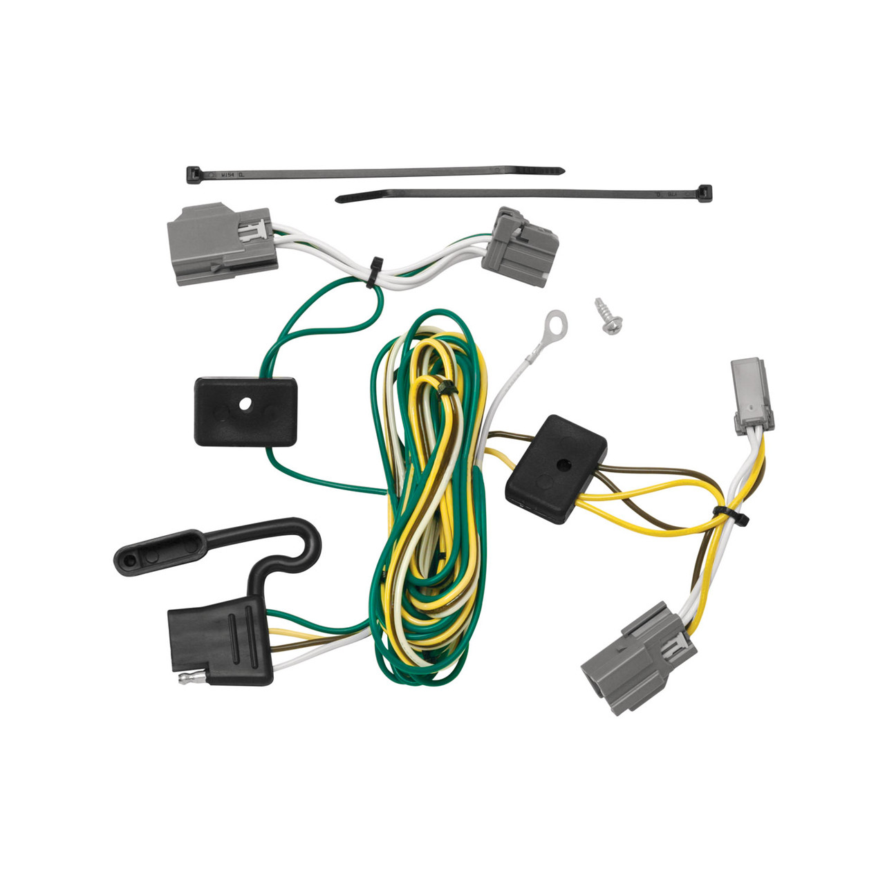 2006-2009 Buick Lucerne Except Super & Special Edition Draw-tite Class 2 Trailer Hitch, 1-1/4 Inch Square Receiver Bundle w/ Plug-n-Play T-One Wiring Harness thumbnail 1