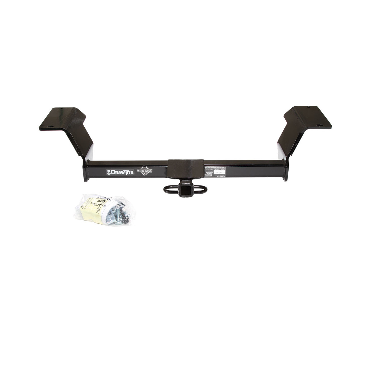 2006-2009 Buick Lucerne Except Super & Special Edition Draw-tite Class 2 Trailer Hitch, 1-1/4 Inch Square Receiver Bundle w/ Plug-n-Play T-One Wiring Harness thumbnail 7