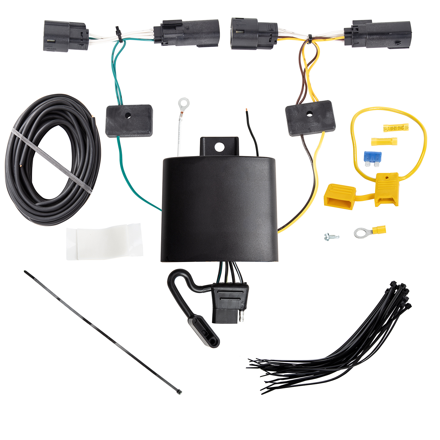2019-2019 Ford Escape Draw-tite Class 2 Trailer Hitch, 1-1/4 Inch Square Receiver Bundle w/ Plug-n-Play T-One Wiring Harness 36529 thumbnail 1