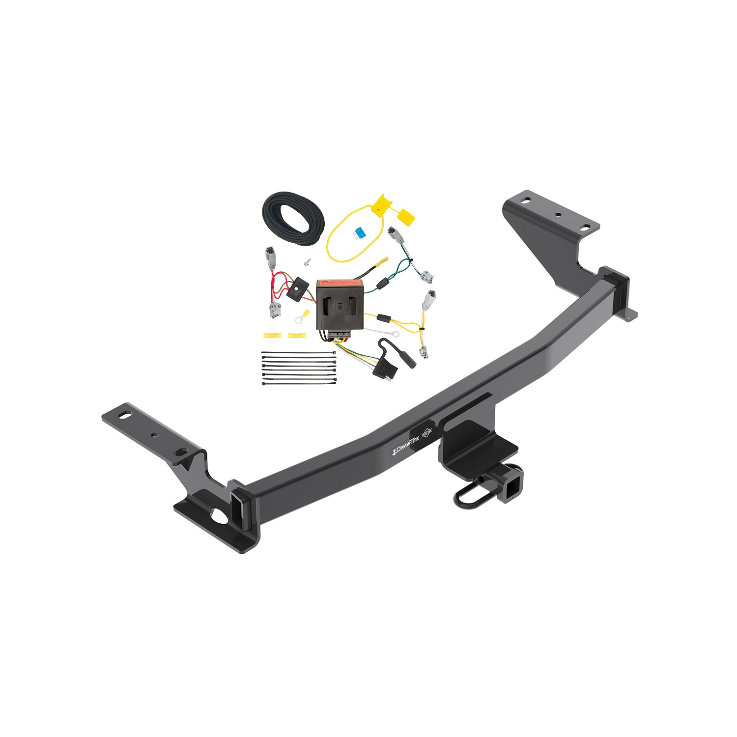 2013-2016 Mazda CX-5 Draw-tite Class 2 Trailer Hitch, 1-1/4 Inch Square Receiver Bundle w/ Plug-n-Play T-One Wiring Harness thumbnail 0
