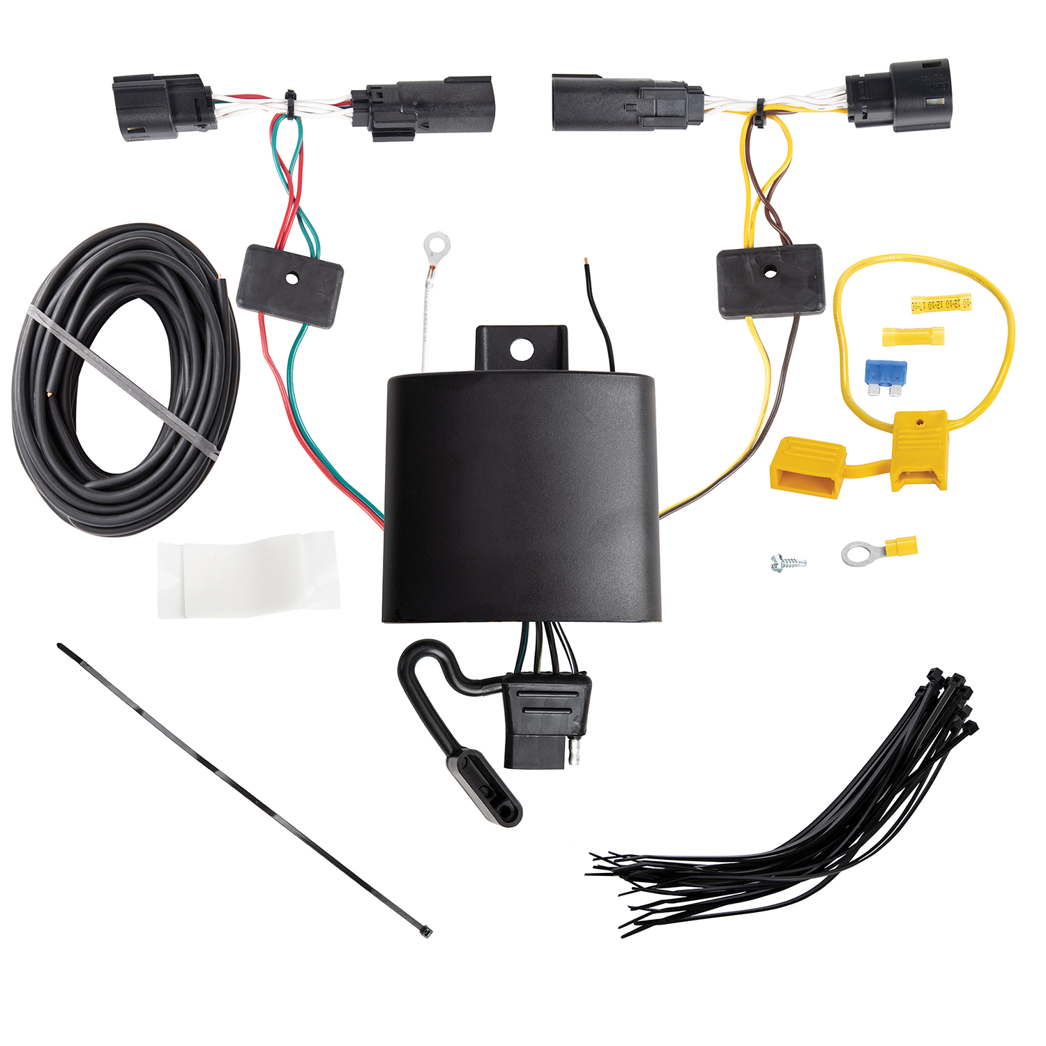 2020-2024 Ford Escape Except HybridDraw-Tite Class 3 Trailer Hitch, 2 Inch Square Receiver Bundle w/ Plug-n-Play T-One Wiring Harness thumbnail 1