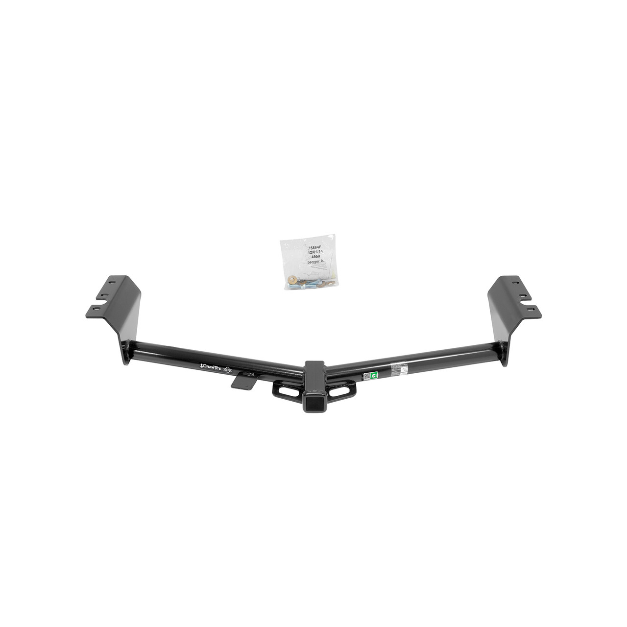 2015-2021 KIA Sedona Draw-tite Class 3 Trailer Hitch, 2 Inch Square Receiver Bundle w/ Plug-n-Play T-One Wiring Harness thumbnail 7