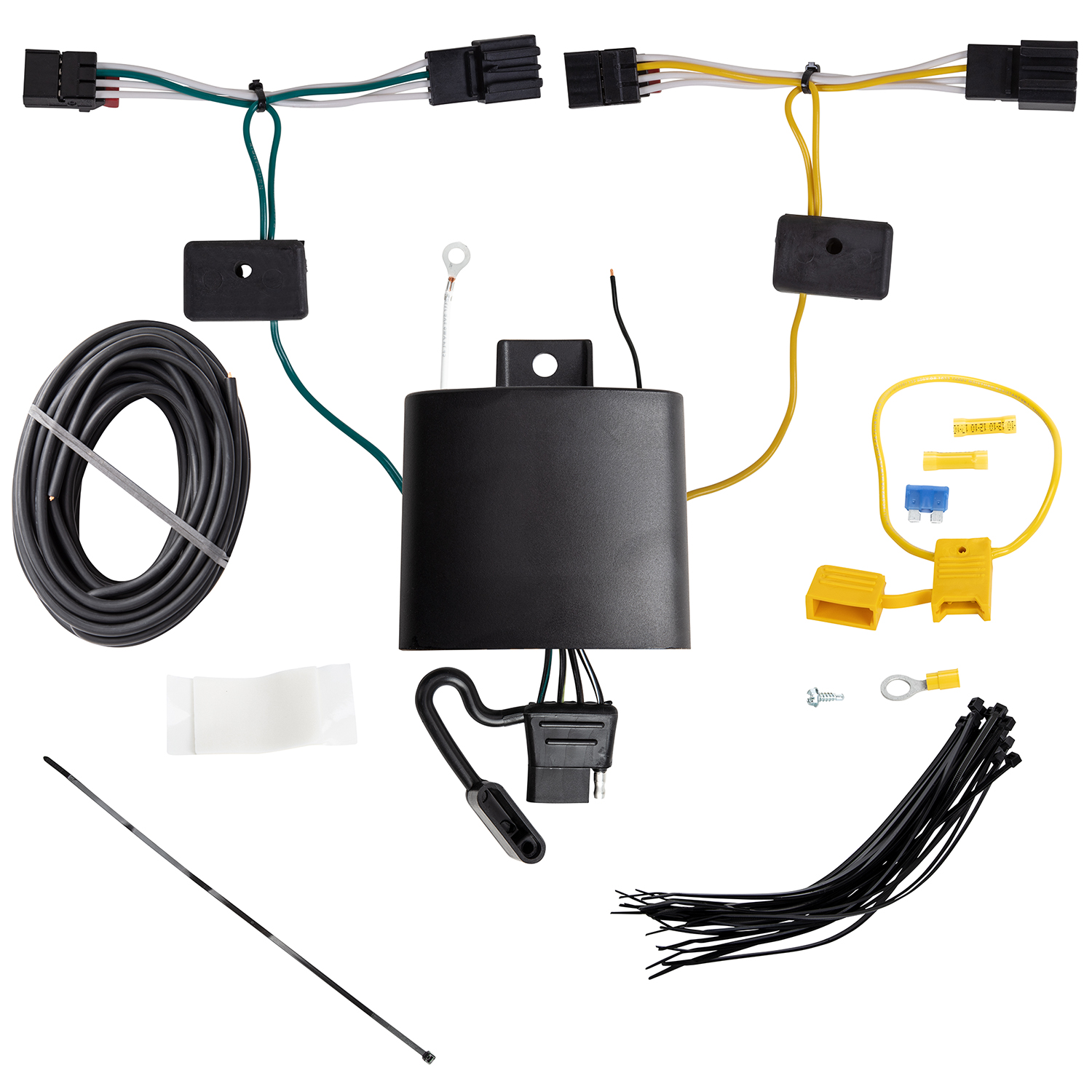2020-2024 Hyundai Venue Draw-Tite Class 1 Trailer Hitch, 1-1/4 Inch Square Receiver Bundle w/ Plug-n-Play T-One Wiring Harness thumbnail 1