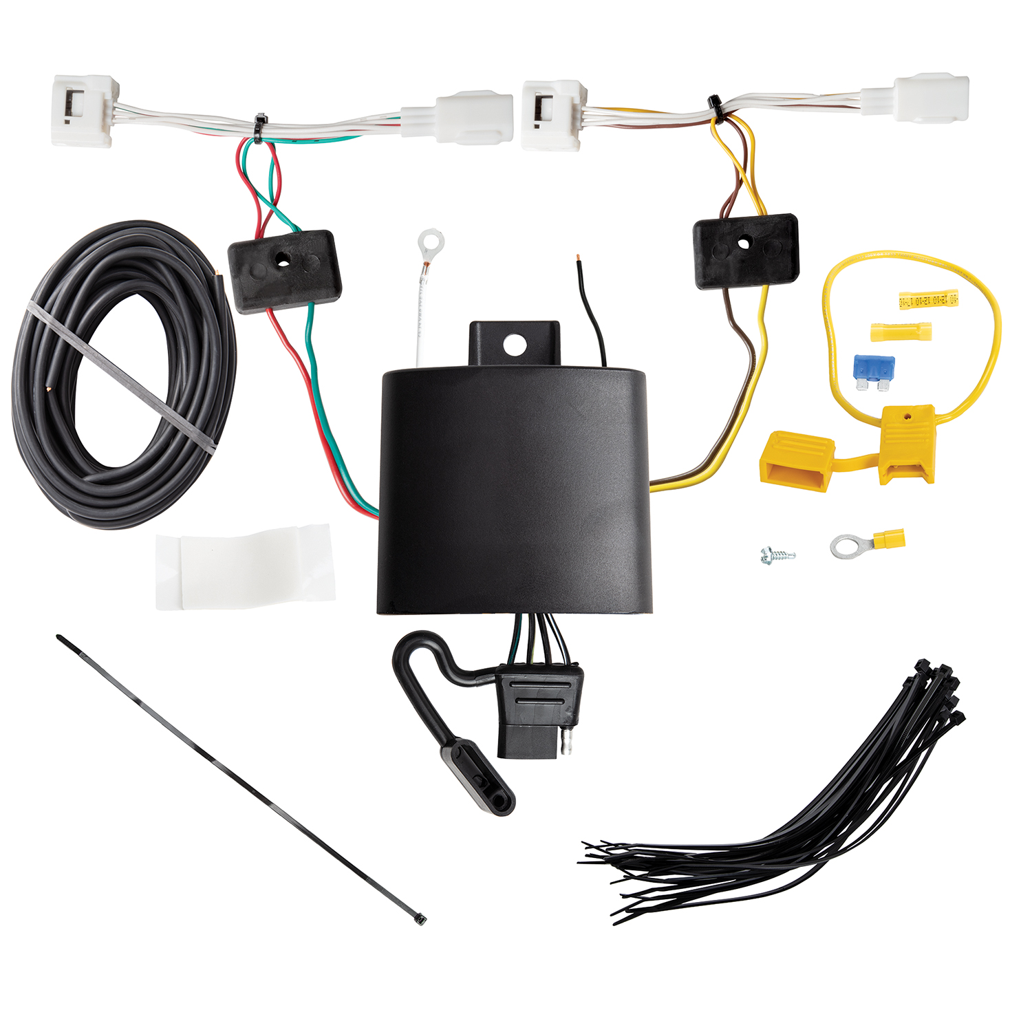 2020-2024 Mazda CX-30 Draw-Tite Class 3 Trailer Hitch, 2 Inch Square Receiver Bundle w/ Plug-n-Play T-One Wiring Harness thumbnail 1
