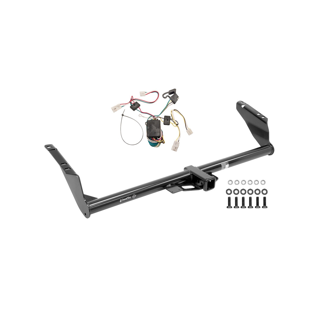 2004-2010 Toyota Sienna Draw-tite Class 3 Trailer Hitch, 2 Inch Square Receiver Bundle w/ Plug-n-Play T-One Wiring Harness thumbnail 0