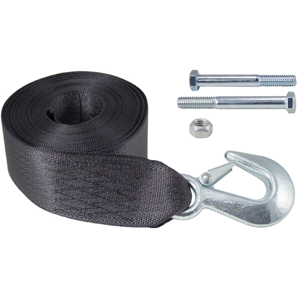 Dutton-Lainson 4,000 lb. Break Str., 6249 Heavy Duty Winch Strap and Hook, 20 ft. thumbnail 0