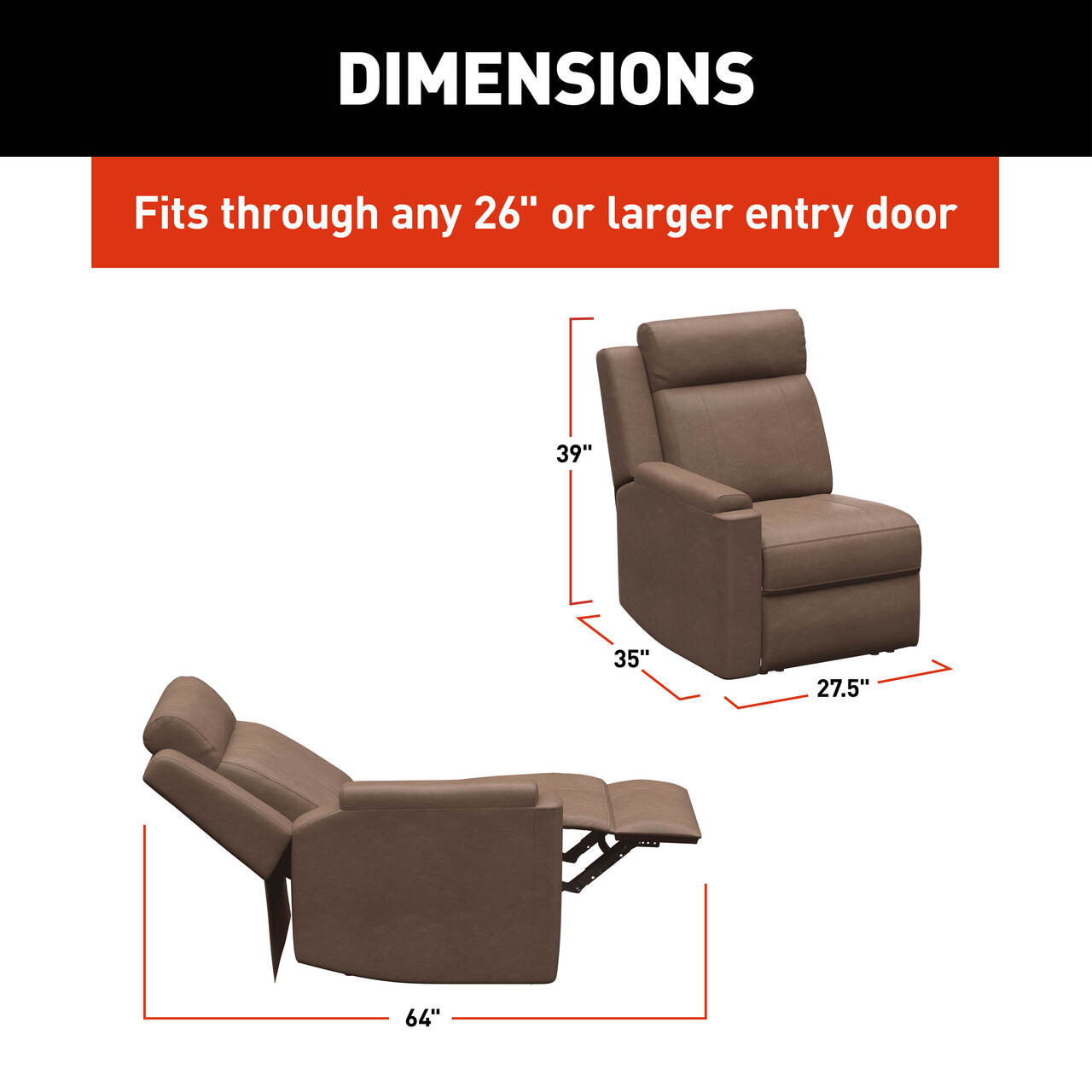 Thomas Payne Signature Thomas Payne® Signature Heritage Series RV Theater Seating Recliner - Right Arm, Satula #2024044091 thumbnail 6