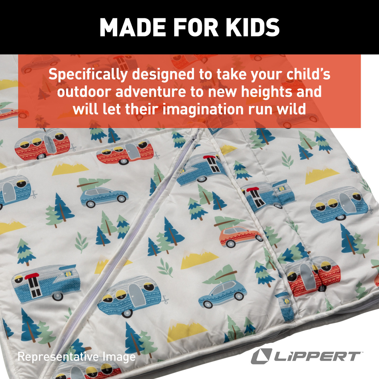 Thomas Payne Lippert Sleeping Bag for Children - Road Trip #2022107837 thumbnail 4