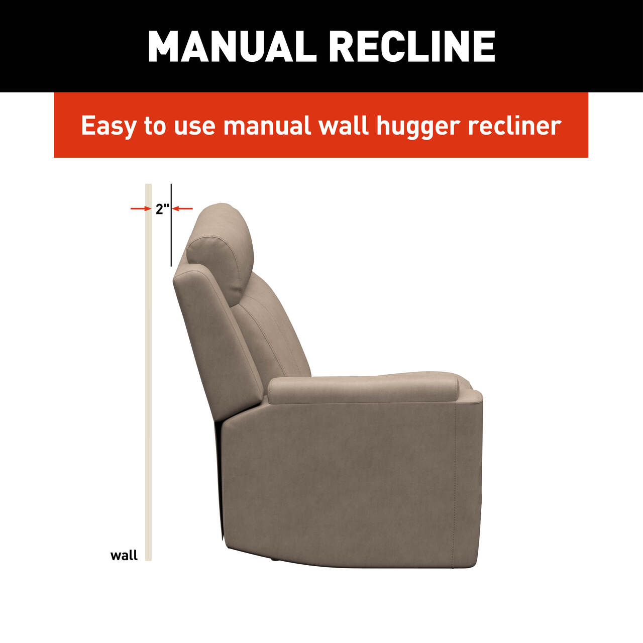 Thomas Payne Signature Thomas Payne® Signature Heritage Series RV Theater Seating Recliner - Right Arm, Driftwood #2024044095 thumbnail 5
