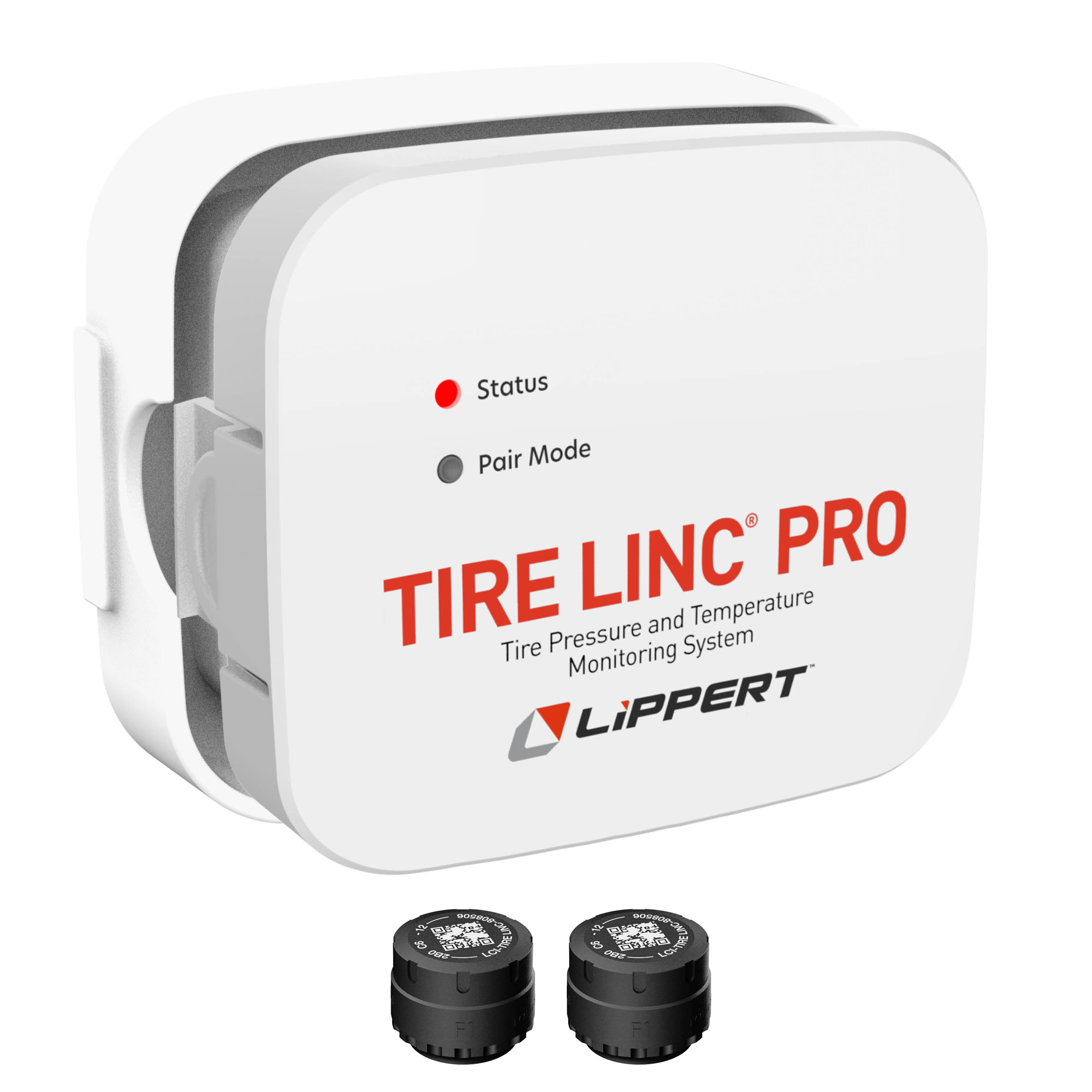 Lippert Tire Linc® PRO RV Tire Pressure & Temperature Monitoring System (TPMS) - 2-Tire Sensor Kit #2024115887 thumbnail 0