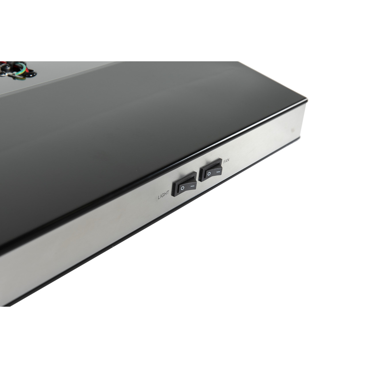 Greystone 22 Inch 12 Volt Black with Stainless Steel Front Range Hood #2022302223 thumbnail 2