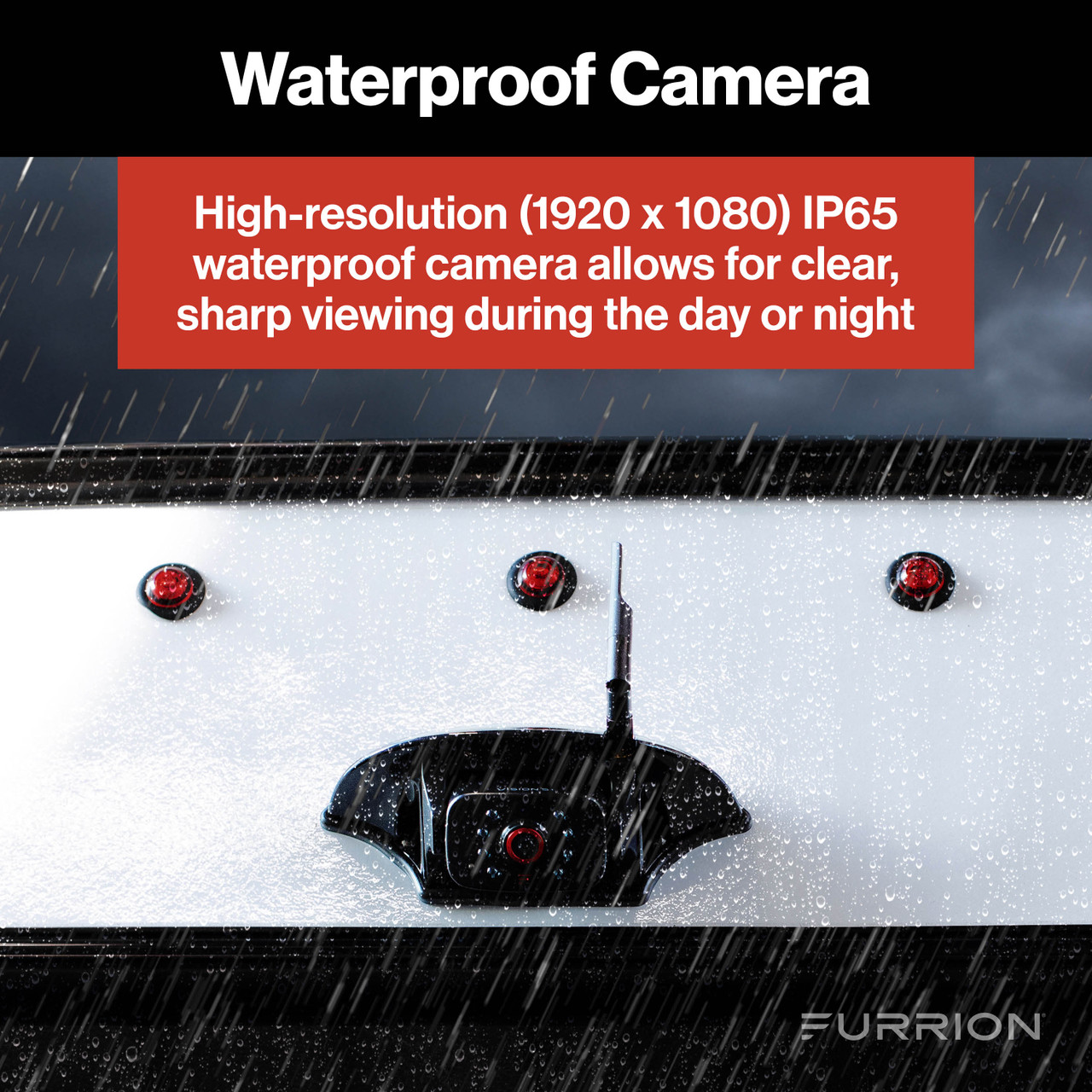Furrion Vision S®+ RV Backup Camera System - 5" Monitor, Rear Sharkfin Camera #2021124370 thumbnail 4