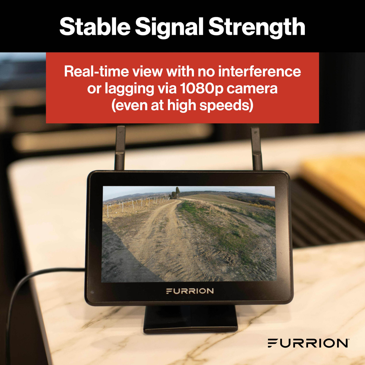 Furrion Vision S®+ RV Backup Camera System - 5" Monitor, Rear Sharkfin Camera #2021124370 thumbnail 5