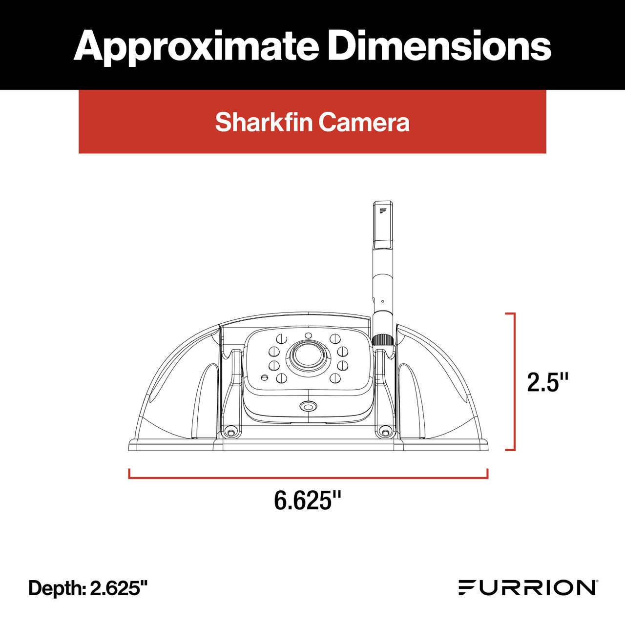 Furrion Vision S®+ RV Backup Camera System - 5" Monitor, Rear Sharkfin Camera #2021124370 thumbnail 8