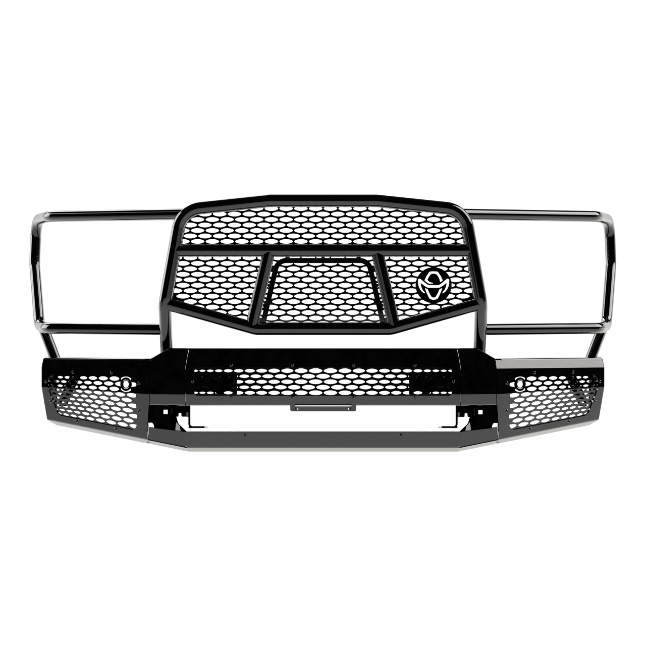 Ranch Hand MFF21HBM1 Midnight Front Bumper with Grille Guard, Fits Select Ford F-150 thumbnail 1