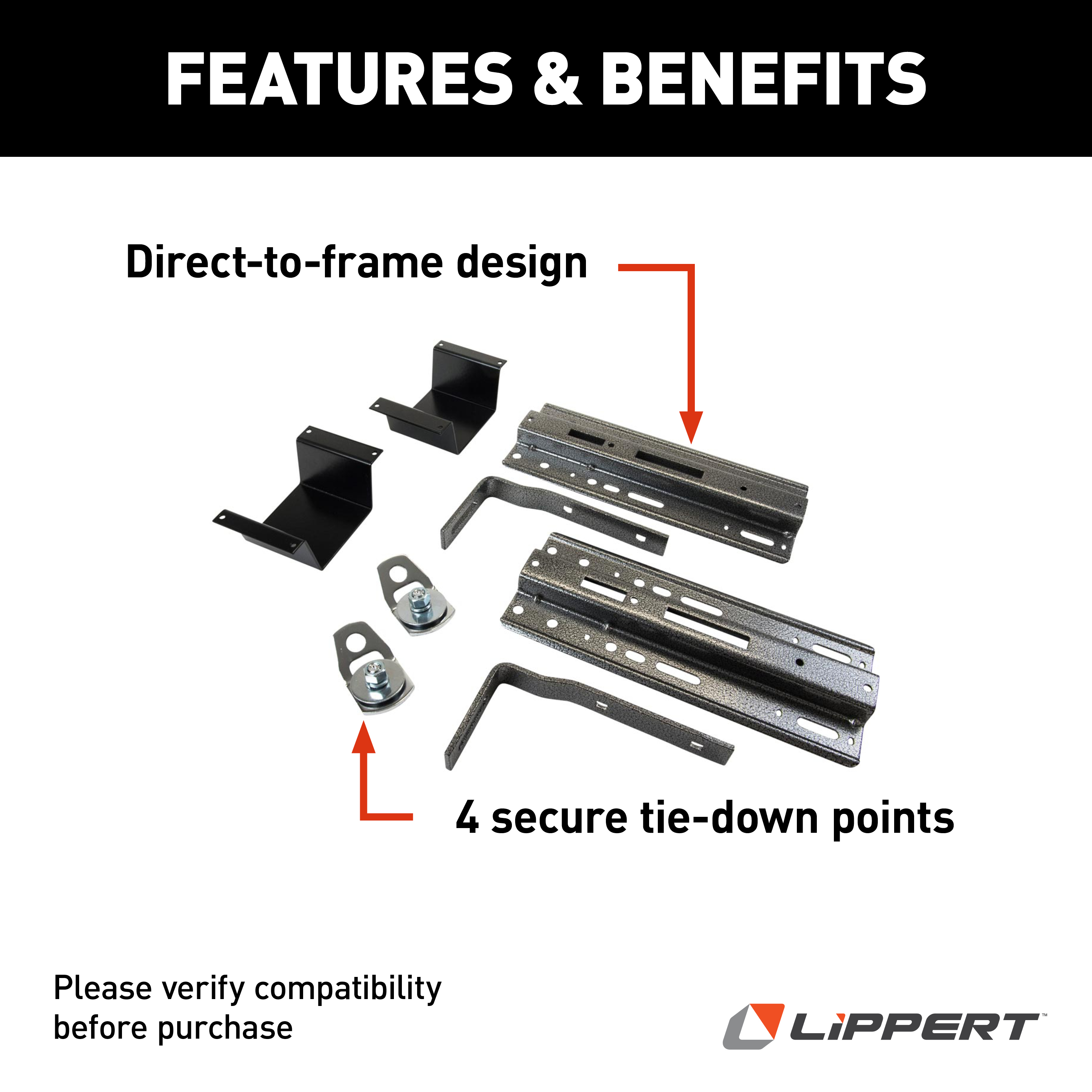 HappiJac 2003-2008 Dodge Tiedown Set #182908 thumbnail 1