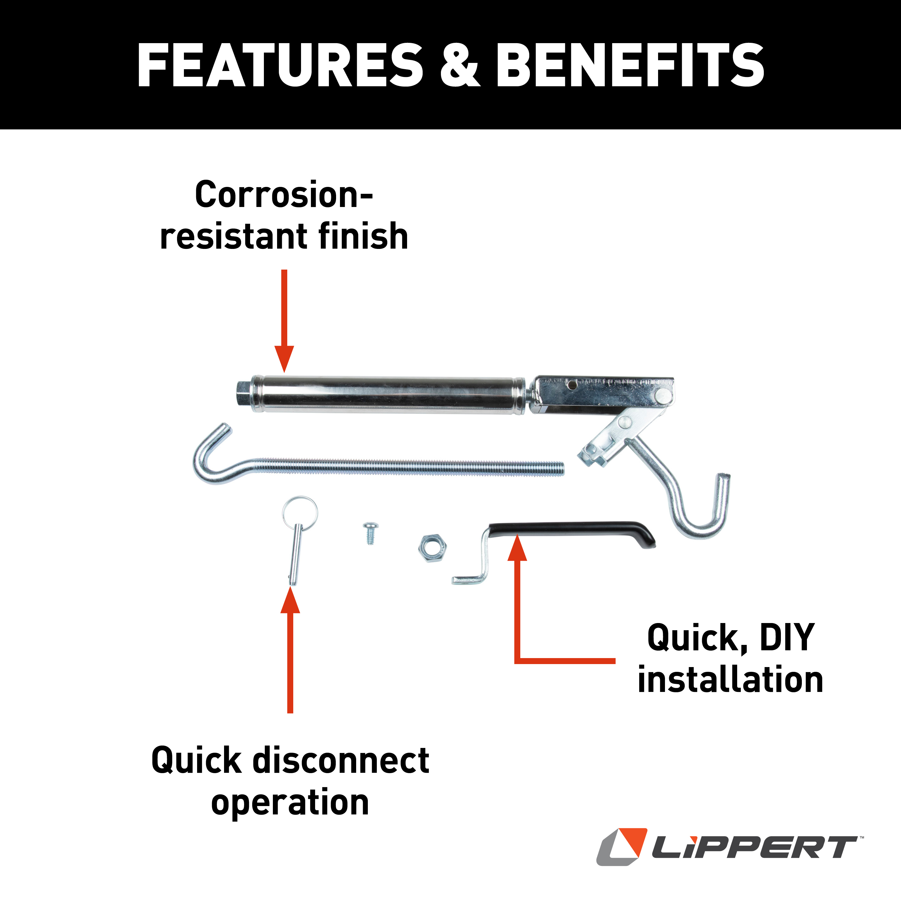 HappiJac Front Qwik-Load® Turnbuckle and Hook #182897 thumbnail 1