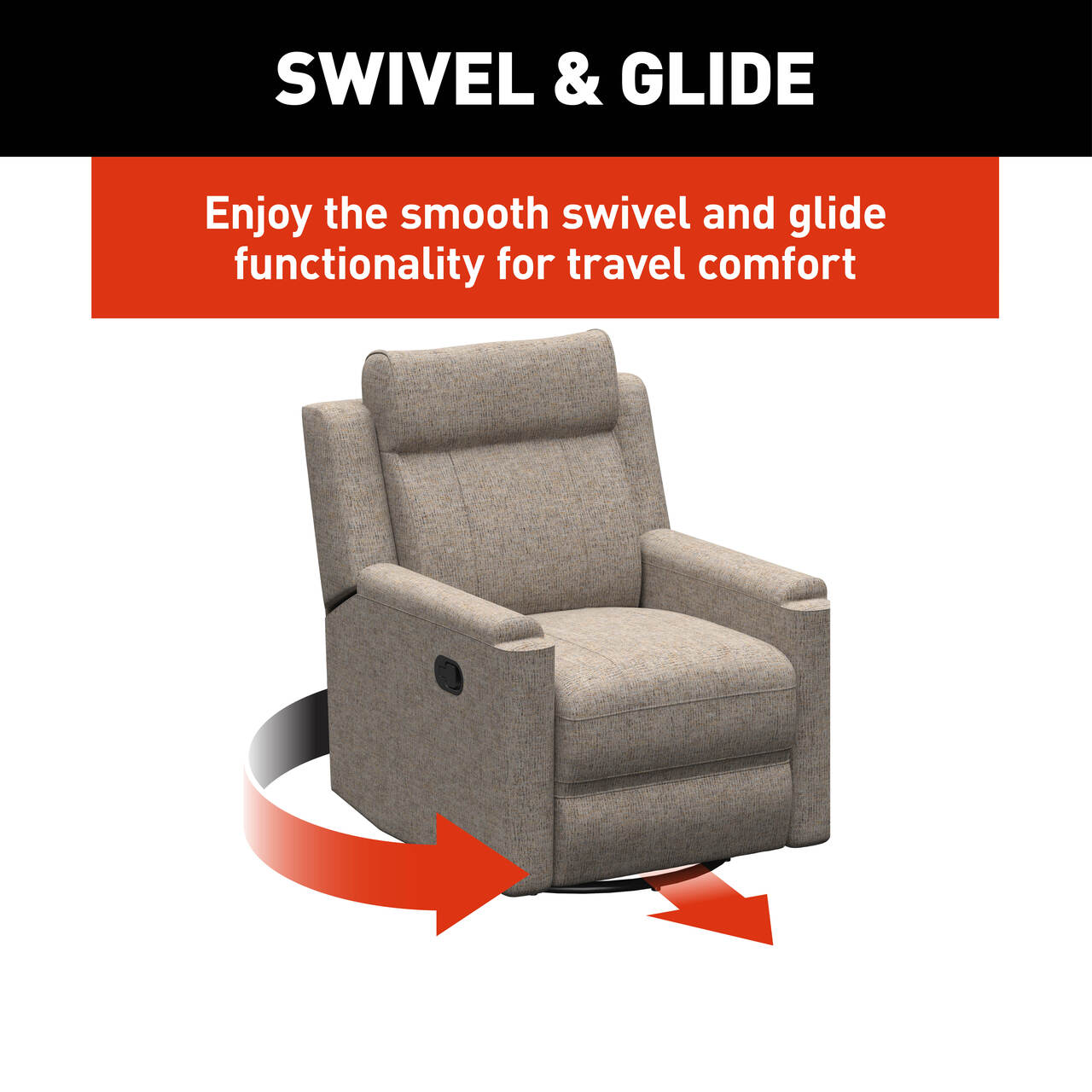 Thomas Payne Signature Thomas Payne® Signature RV Swivel Glide Recliner - Dellmead #2024044211 thumbnail 6