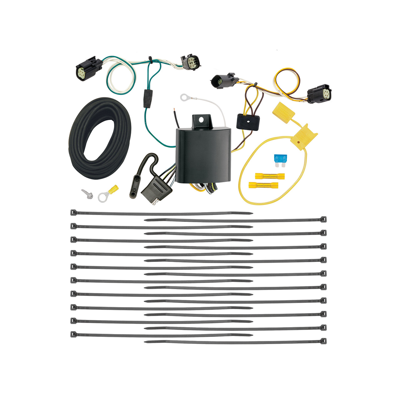 2017-2020 Chrysler Pacifica Touring L Draw-tite Class 2 Trailer Hitch, 1-1/4 Inch Square Receiver Bundle w/ Plug-n-Play T-One Wiring Harness thumbnail 1