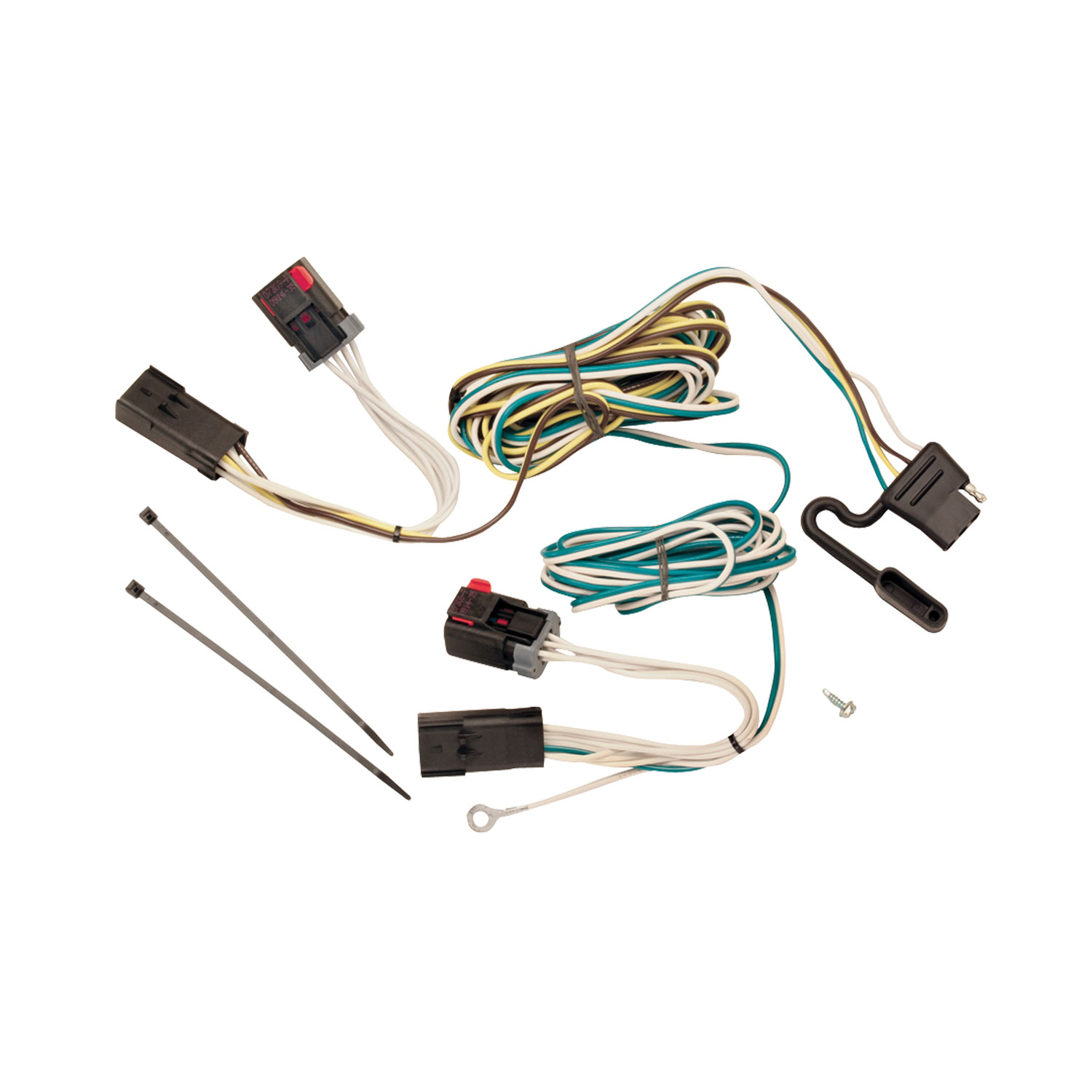 2006-2010 Dodge Charger Draw-tite Class 2 Trailer Hitch, 1-1/4 Inch Square Receiver Bundle w/ Plug-n-Play T-One Wiring Harness thumbnail 1