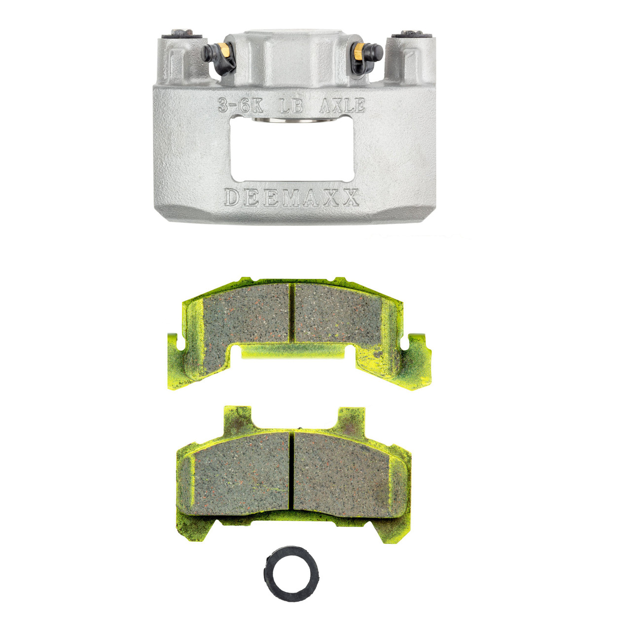 CURT Disc Brake Calipers with Pads & Fittings, 3,500-6,000-lb. Axles thumbnail 3