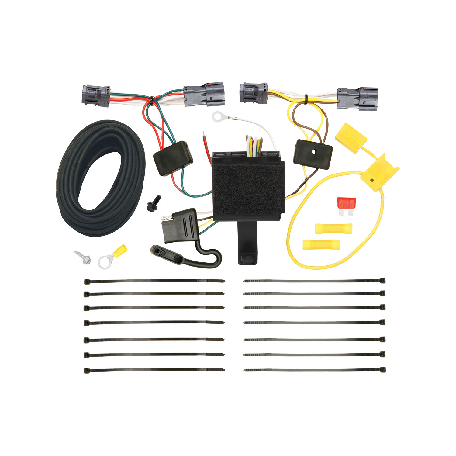 2011-2013 KIA Sorento LX, w/V6 Engine Draw-tite Class 3 Trailer Hitch, 2 Inch Square Receiver Bundle w/ Plug-n-Play T-One Wiring Harness thumbnail 1