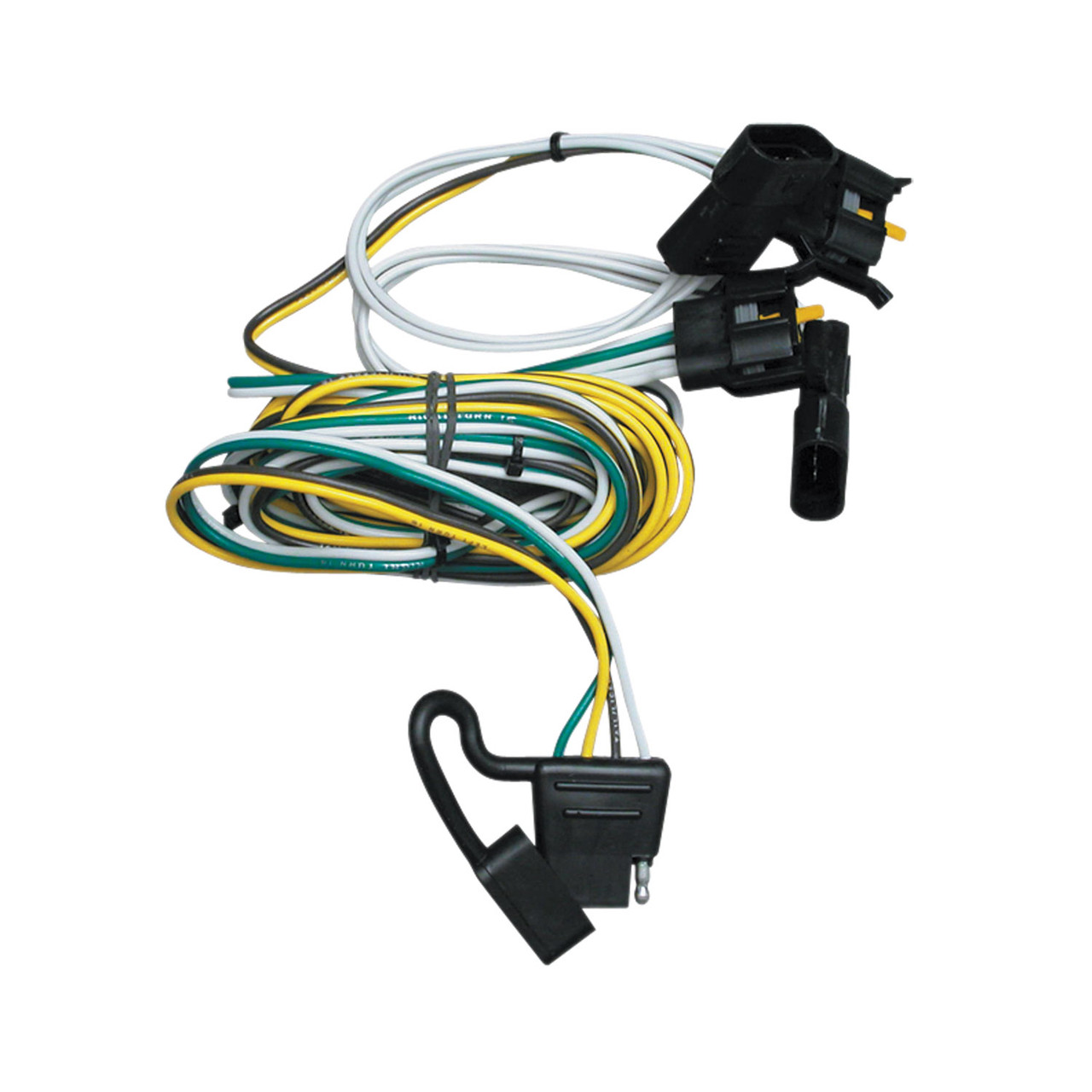 2000-2002 Ford E-350 Econoline Draw-tite Class 4 Trailer Hitch, 2 Inch Square Receiver Bundle w/ Plug-n-Play T-One Wiring Harness thumbnail 1