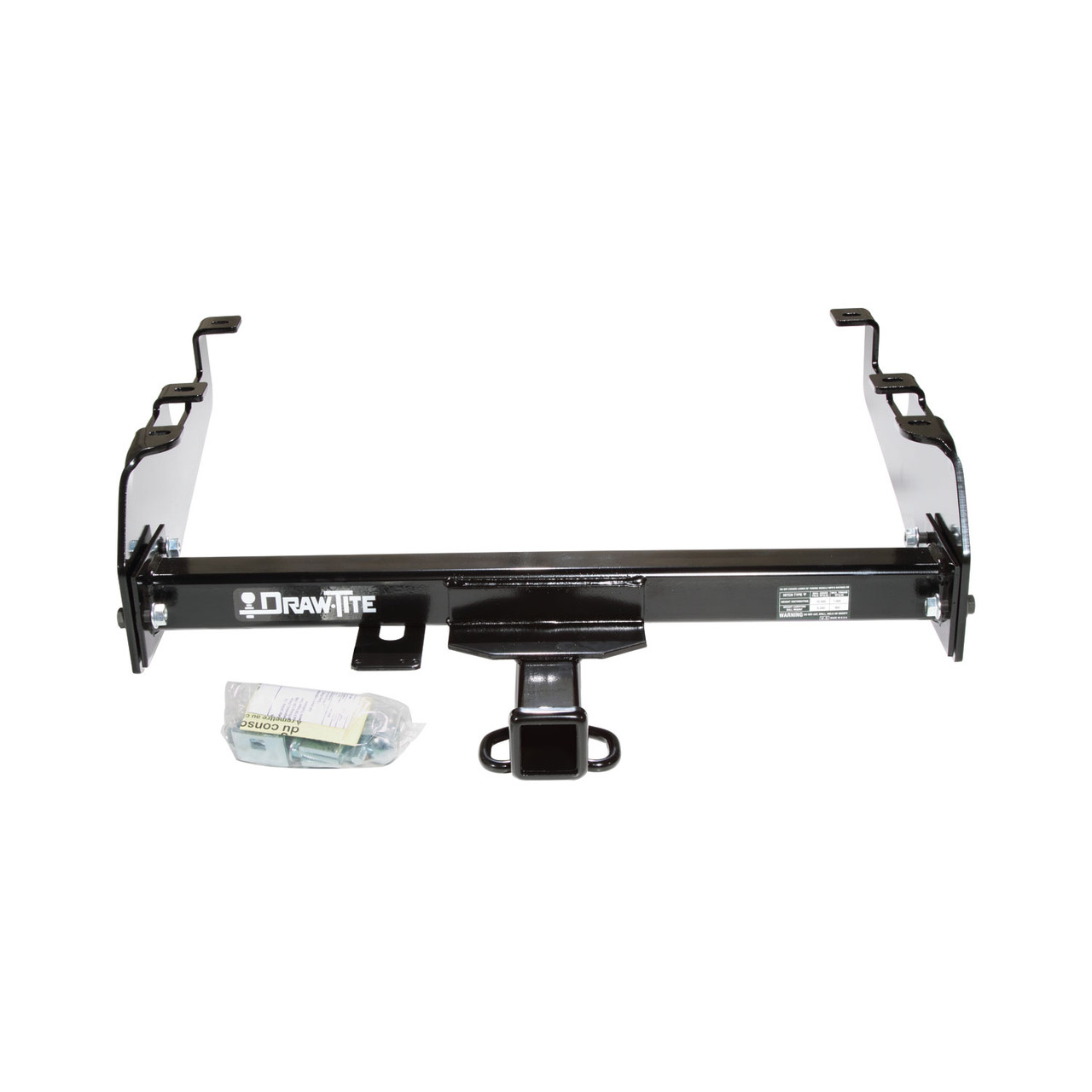 1986-1993 Dodge W350 w/Deep Drop Bumper Draw-tite Class 3 Trailer Hitch, 2 Inch Square Receiver Bundle w/ Plug-n-Play T-One Wiring Harness thumbnail 7