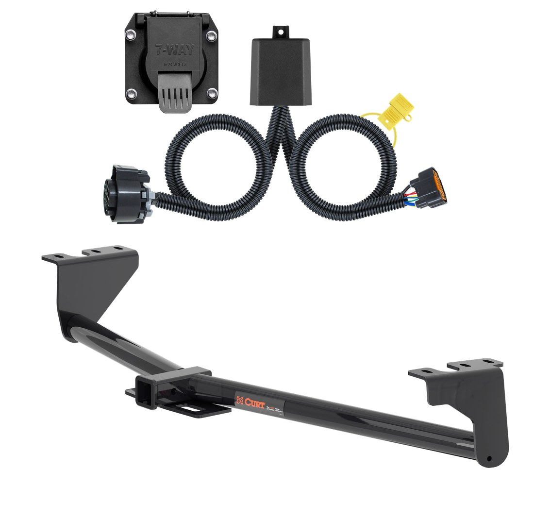 2022 - 2024 Kia Carnival Curt 2", Class 3 Trailer Tow Hitch + 7-way Wiring Kit 13478 thumbnail 0