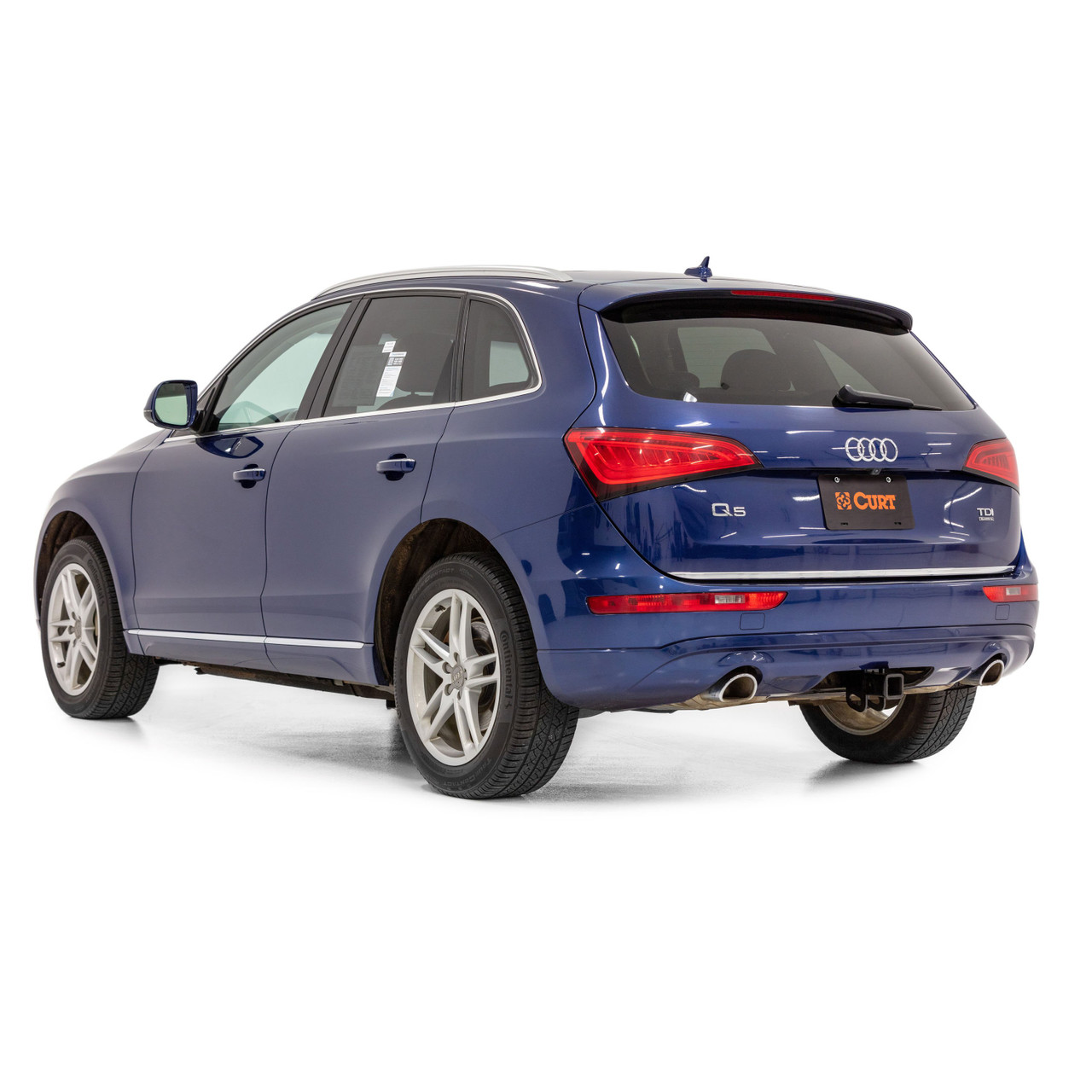 2011 - 2012 Audi Q5 Curt 2", Class 3 Trailer Tow Hitch + 4-flat Wiring Kit 13612 thumbnail 4