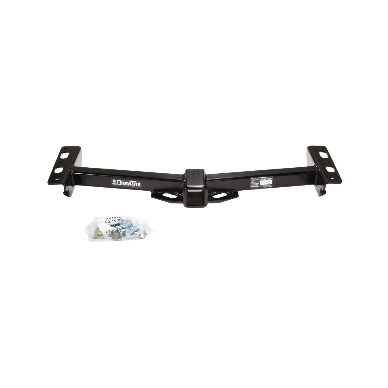 1988-2000 Chevrolet K3500 w/Aftermarket Roll Pan Draw-tite Class 3 Trailer Hitch, 2 Inch Square Receiver Bundle w/ Plug-n-Play T-One Wiring Harness thumbnail 7