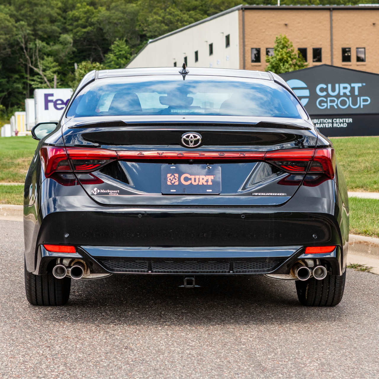 2022 - 2023 Lexus ES300h Curt 1-1/4" Class 1 Trailer Tow Hitch + 5-Flat Wiring Kit Tow Boat/Utility Trailer with Surge Brakes 11576 thumbnail 8
