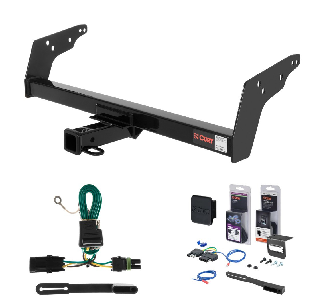 1996 - 1997 Isuzu Hombre Curt 2" Class 3 Trailer Tow Hitch + 5-Flat Wiring Kit Tow Boat/Utility Trailer with Surge Brakes 13021 thumbnail 0