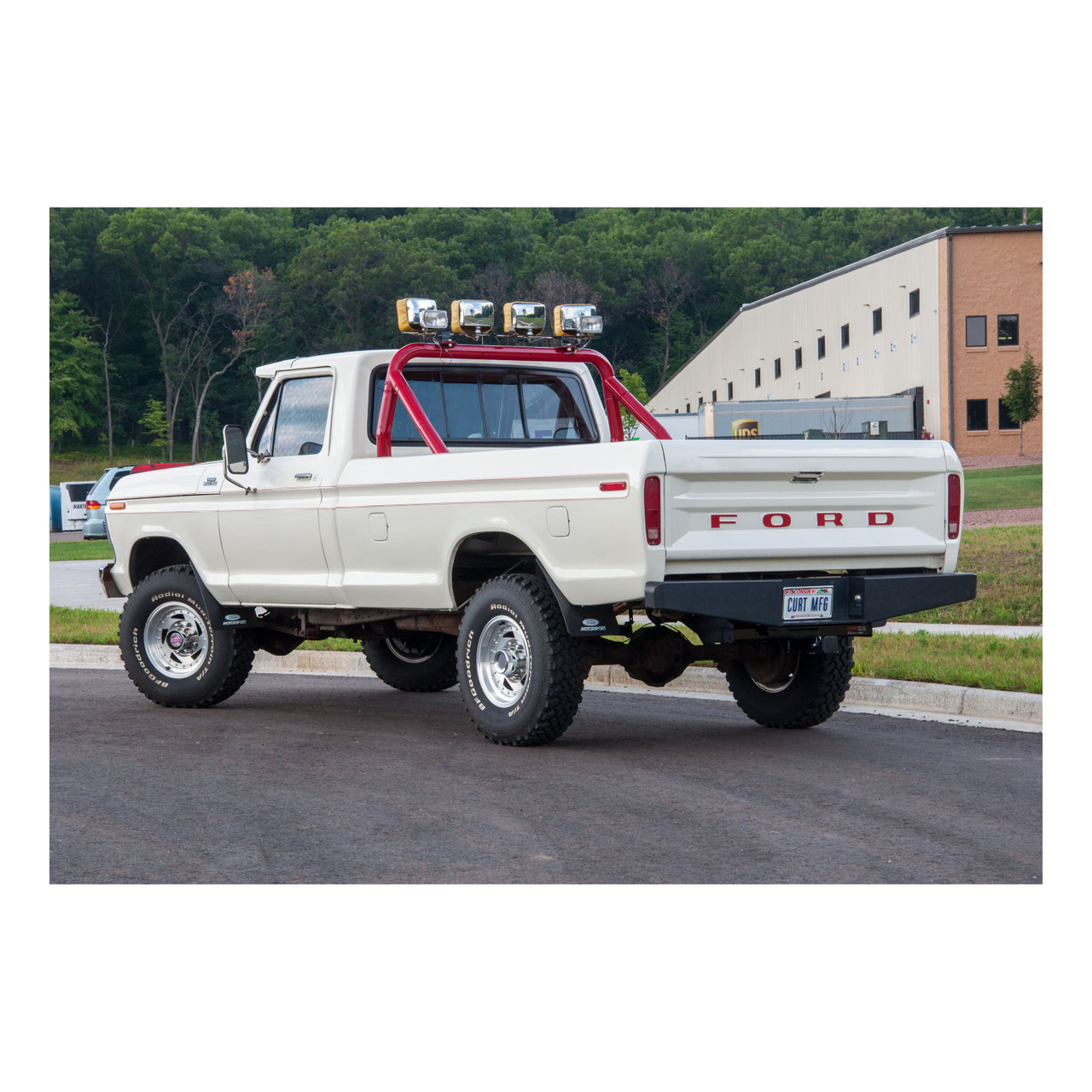 1997 Ford F-250 Old body, excluding 10" drop bumper and 1973 - 1979 crew cab Curt 2", Class 3 Trailer Tow Hitch + 4-flat Wiring Kit 13310 thumbnail 4