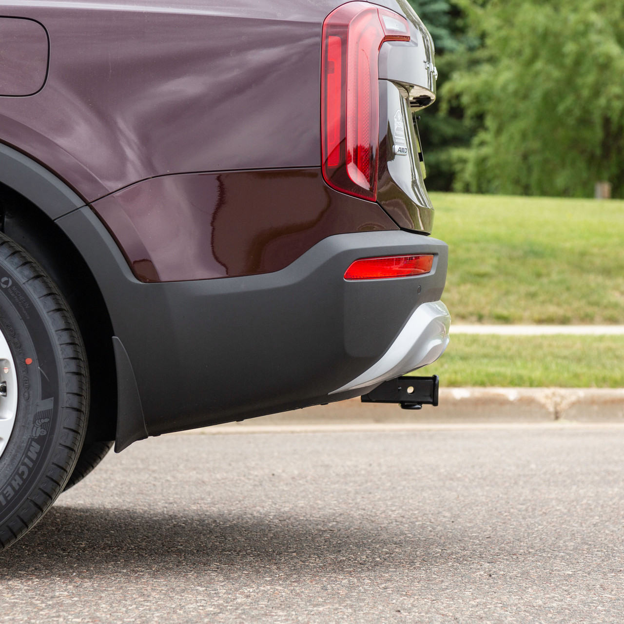 2020 - 2022 Kia Telluride, Excluding LX or S Curt 2", Class 3 Trailer Tow Hitch + 4-flat Wiring Kit 13420 thumbnail 8