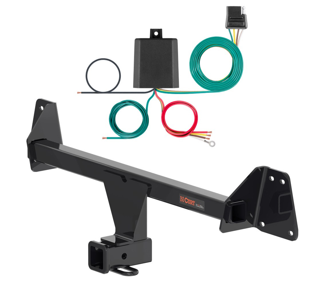 2026 Toyota Corolla Cross, w/ LED Taillights Curt 2", Class 3 Trailer Tow Hitch + 4-flat Wiring Kit 11637 thumbnail 0