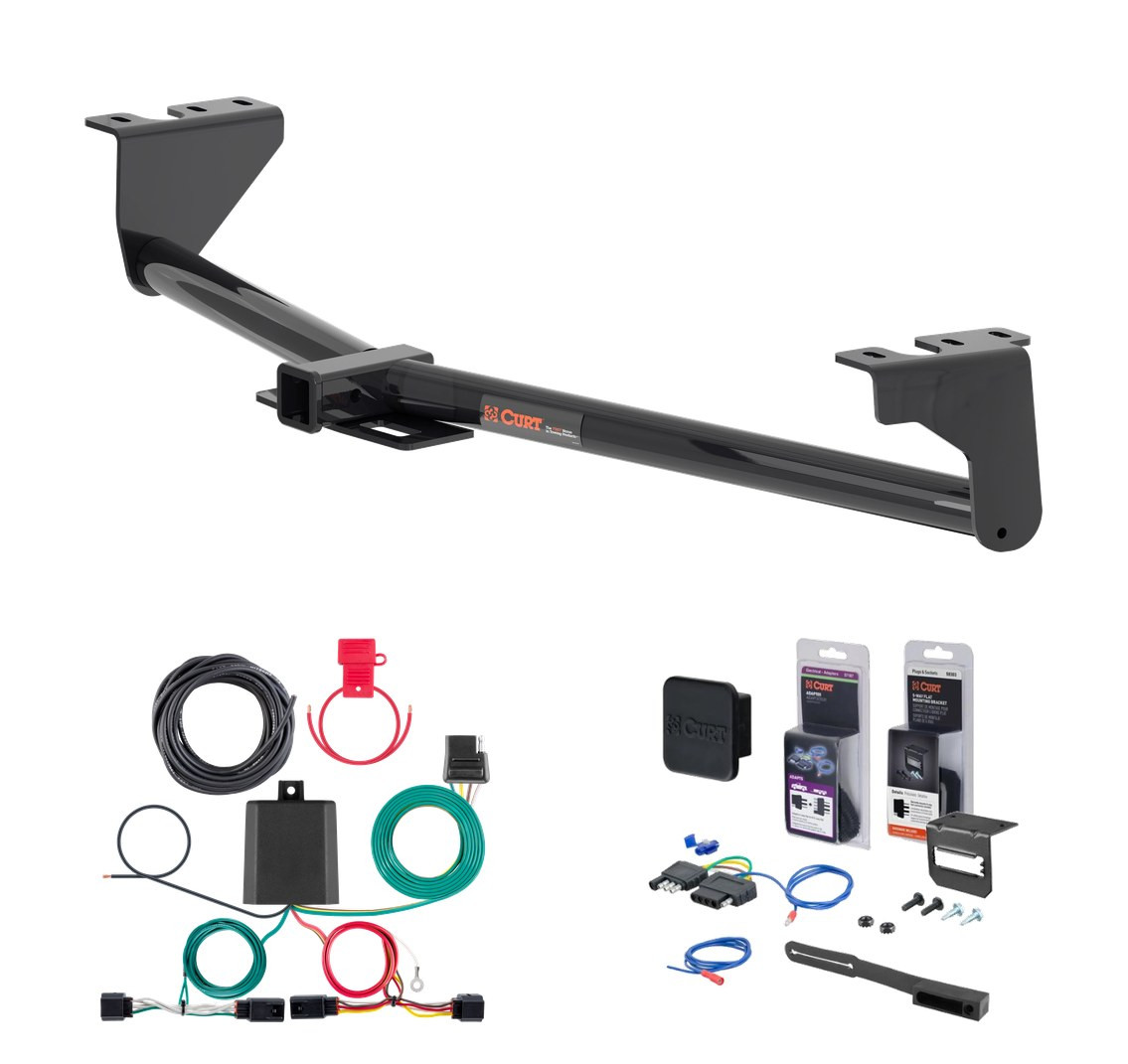 2025 - 2026 Kia Carnival Curt 2" Class 3 Trailer Tow Hitch + 5-Flat Wiring Kit Tow Boat/Utility Trailer with Surge Brakes 13478 thumbnail 0