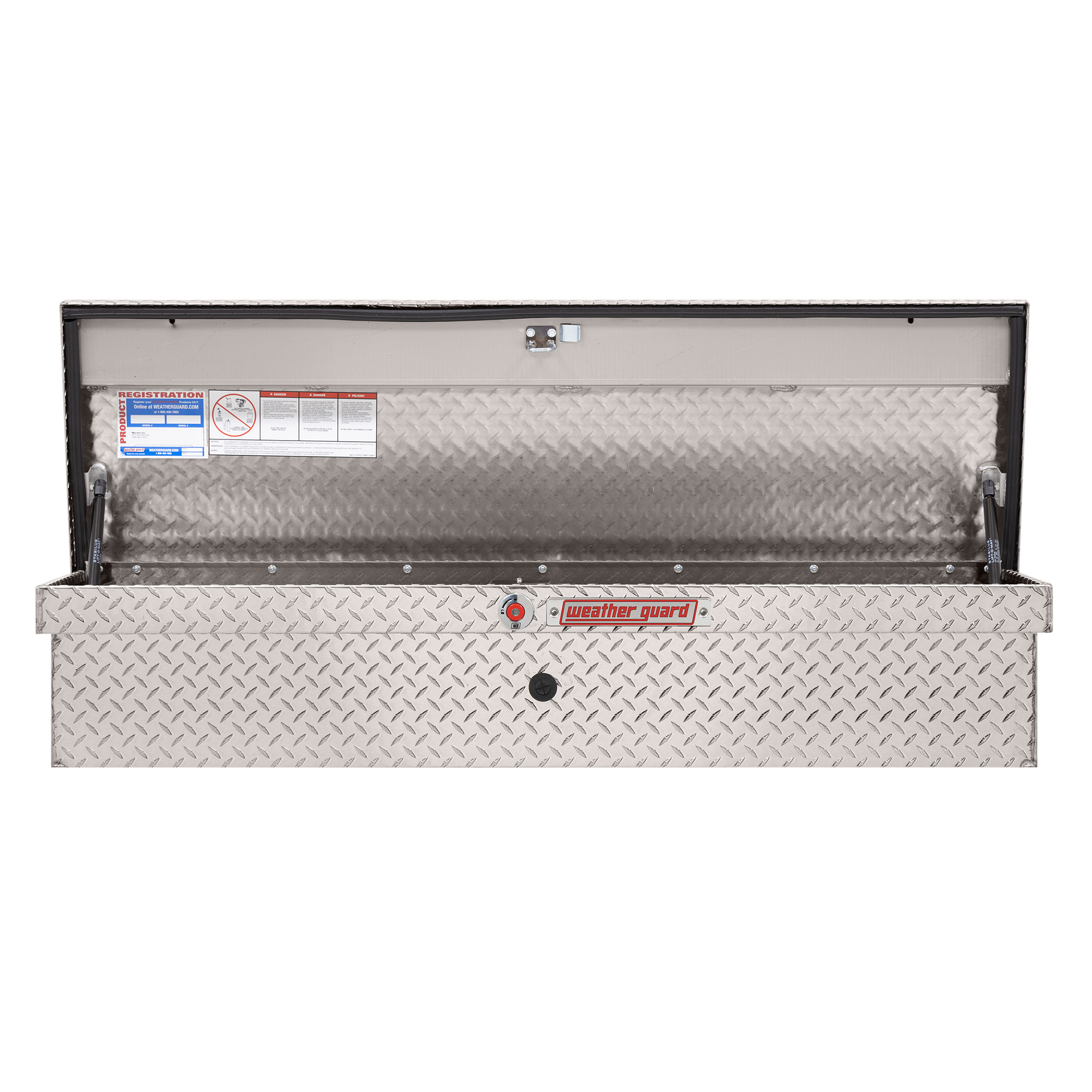 WEATHER GUARD 178-0-04 56" Low Profile Lo-Side Truck Tool Box, 4 cu ft Aluminum Clear Finish thumbnail 12