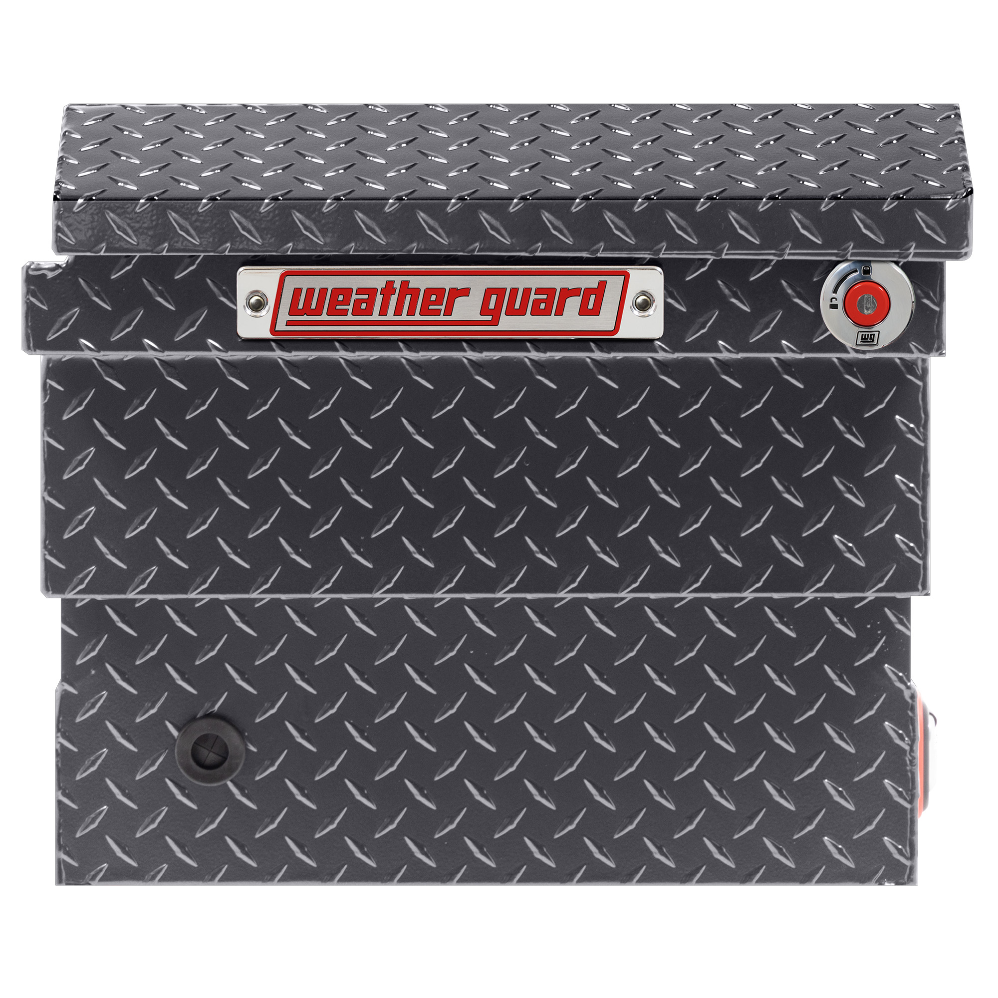 Weather Guard 131-6-04 Aluminum Saddle Tool Box, 8 cu ft, Compact Low Profile, Gunmetal Gray, Tamper Resistant Lock thumbnail 11