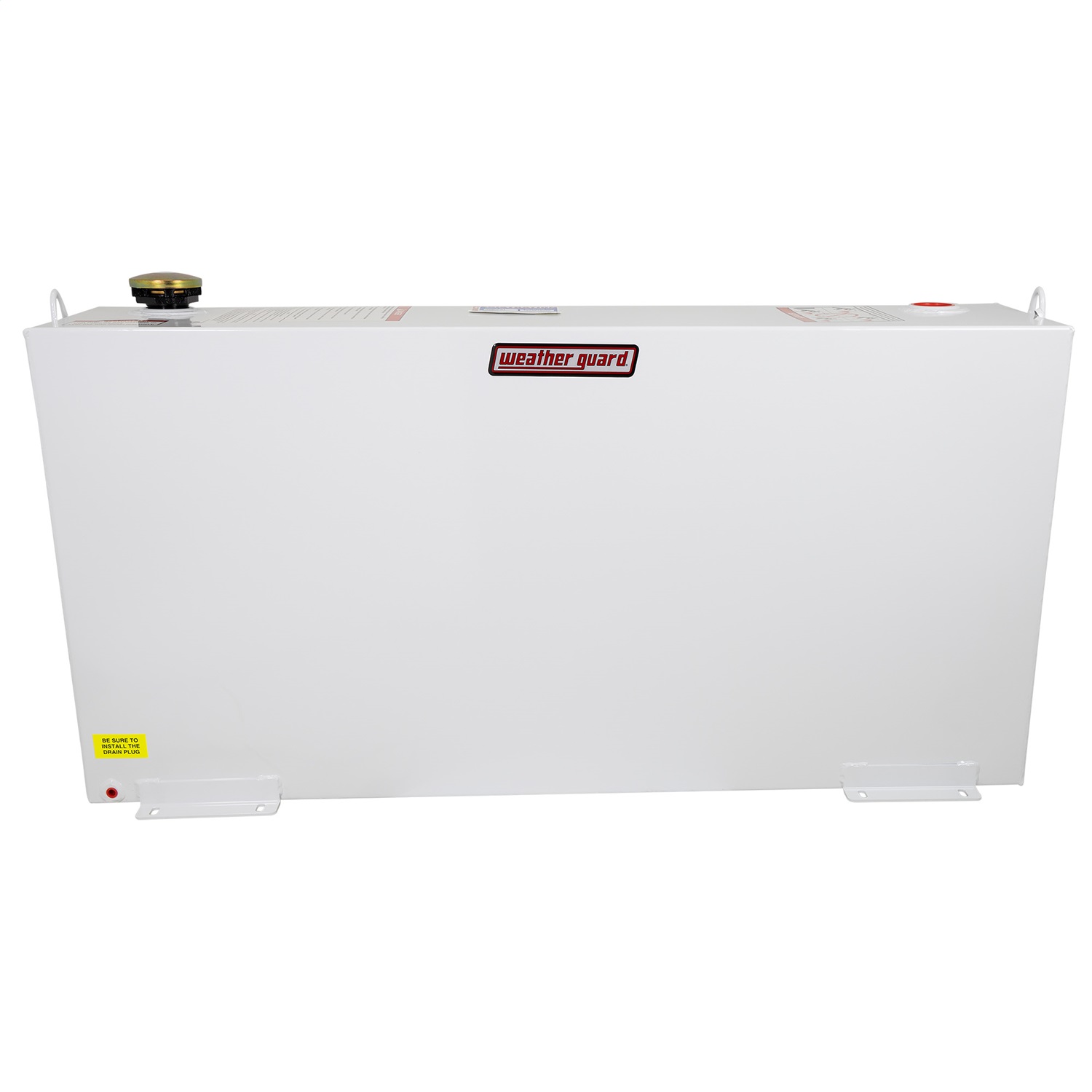 WEATHER GUARD 50 Gal. Column Transfer Tank 359-3-02, Bright White Steel Diesel/Hydraulic Fluid Tank thumbnail 1