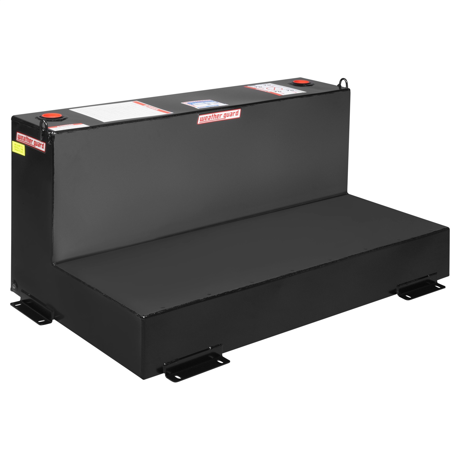 WEATHER GUARD 90 Gal L-Shape Diesel Transfer Tank 354-5-02, Black, Vented Cap, Interior Baffle, Lifetime Warranty thumbnail 0