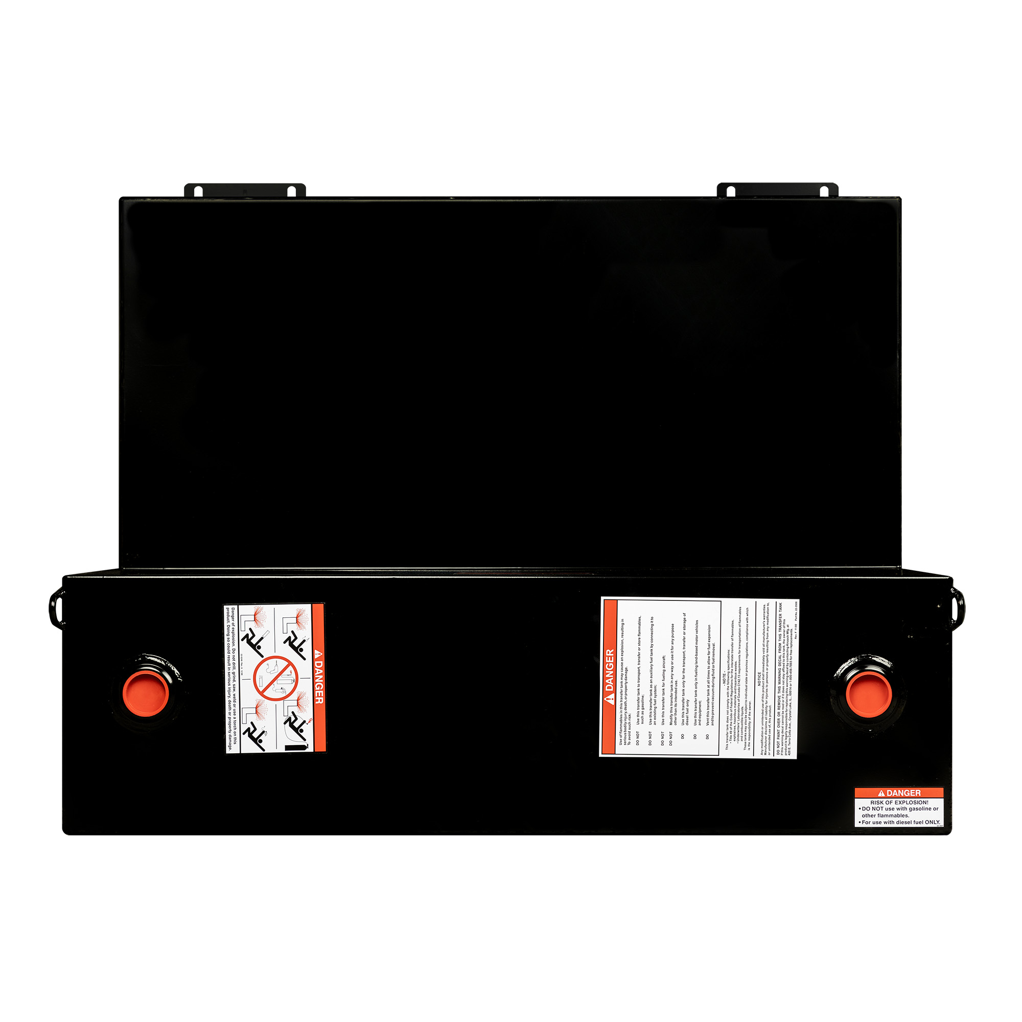 WEATHER GUARD 110 Gallon T-Shape Steel Transfer Tank 362-5-02, Diesel/Hydraulic Fluid, Gloss Black, Vented Cap thumbnail 3