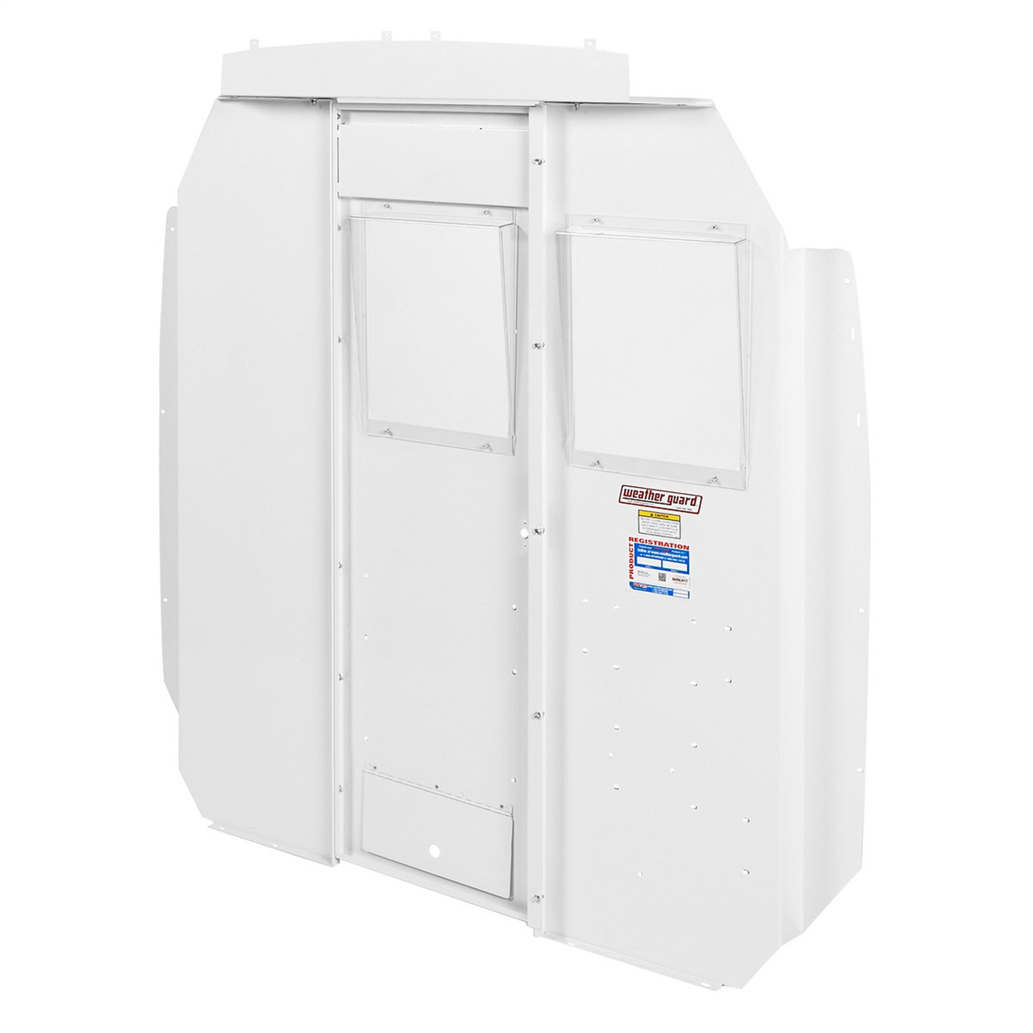 WEATHER GUARD 96311-3-01 Mid-Roof Van Bulkhead Window, 68.75" x 68.75" x 4", White Steel Powder Coat thumbnail 0