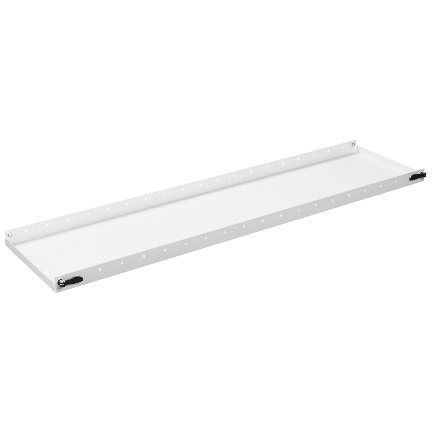 WEATHER GUARD 60" x 16" x 2" Steel Accessory Shelf 9166-3-01, White Powder Coat Van Storage with Adjustable Dividers thumbnail 0