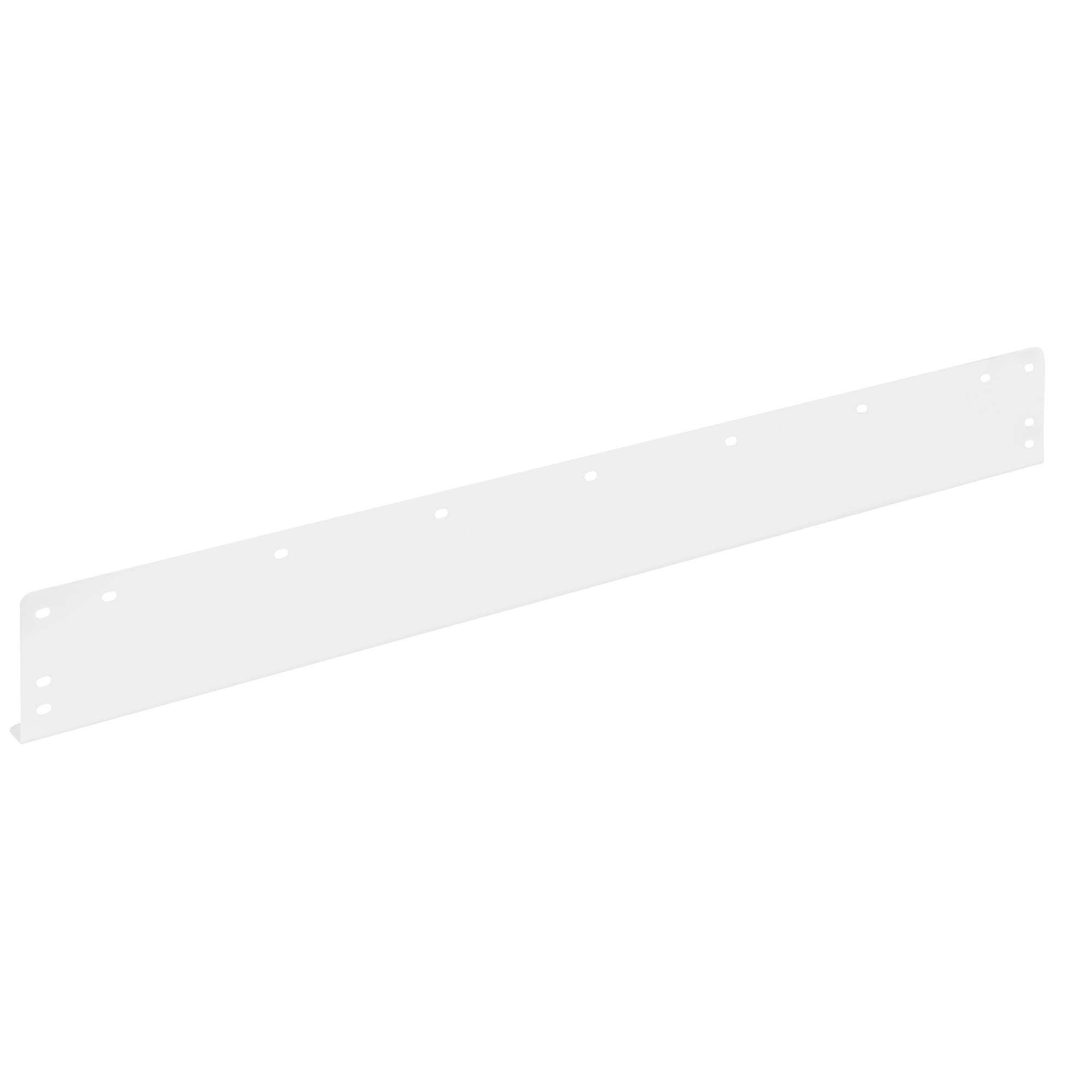 Weather Guard 9704-3-02 Retainer Lip, 42" Wide, 1.5" Height, White Steel Powder Coat Van Storage System thumbnail 0